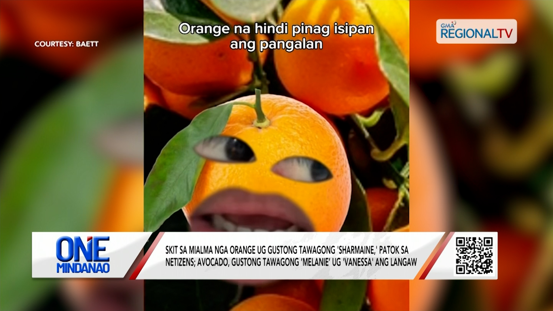 Skit sa mialma nga orange ug gustong tawagong 'Sharmaine,' patok sa netizens I One Mindanao