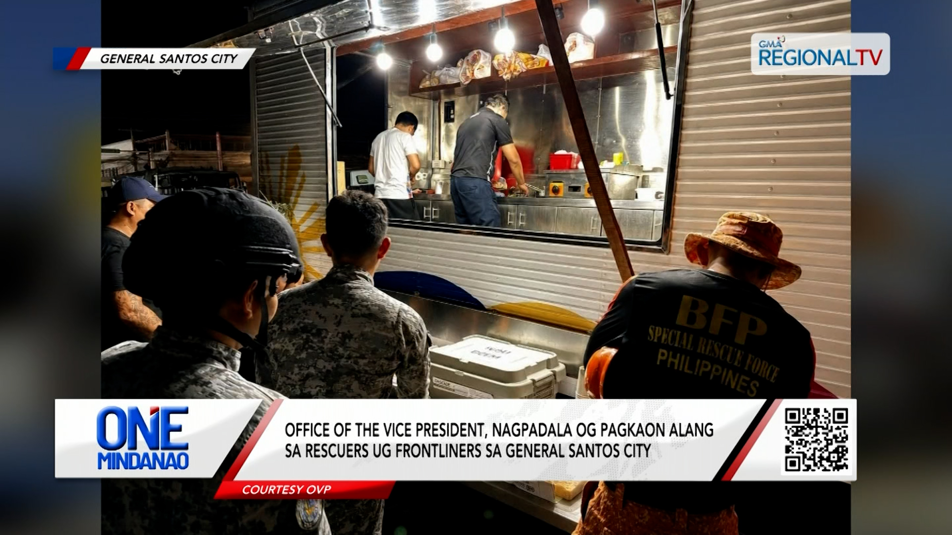 Office of the Vice President, nagpadala og pagkaon alang sa rescuers I One Mindanao
