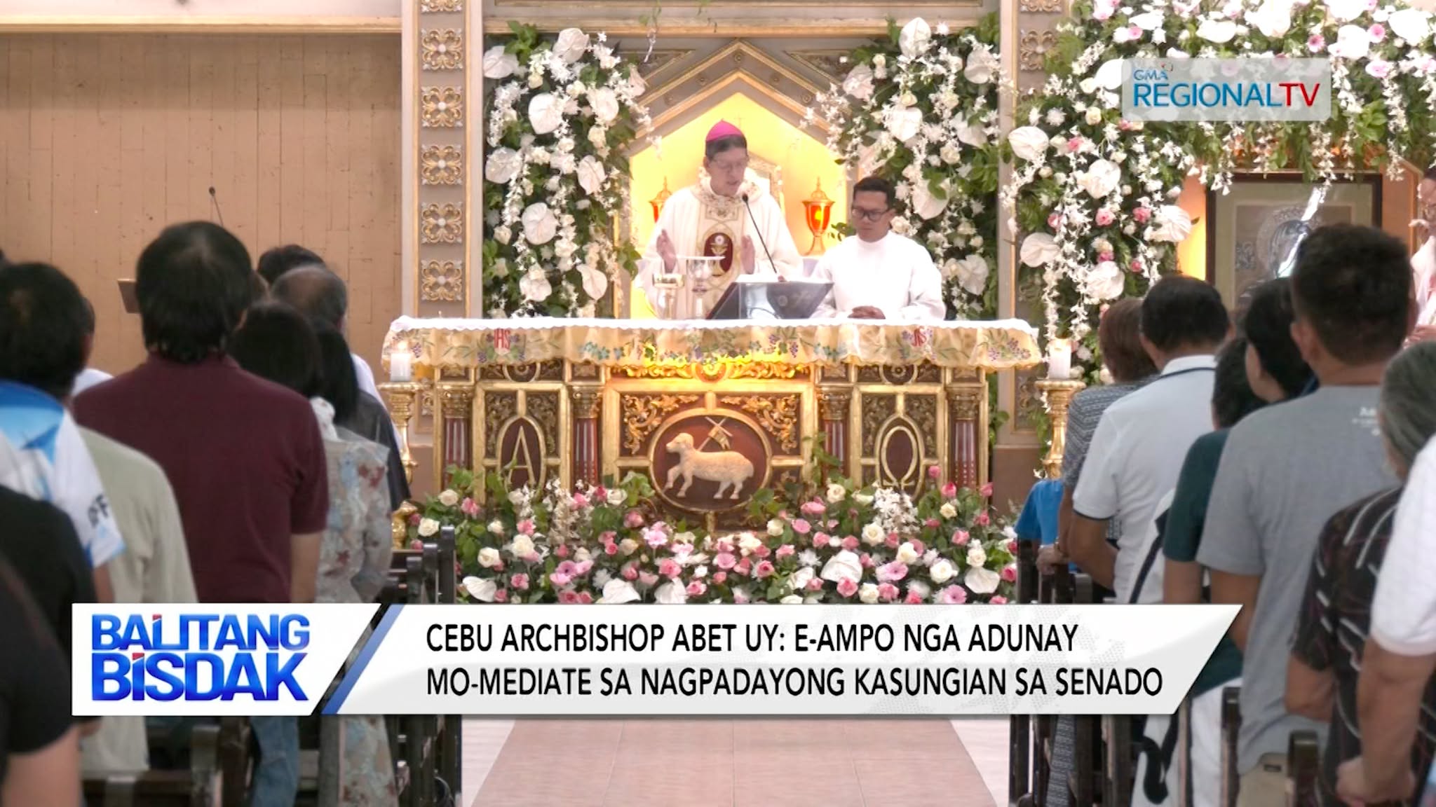 Arsobispo sa Sugbo, Nag-awhag nga E-ampo nga Adunay Mo-Mediate sa Senado | Balitang Bisdak