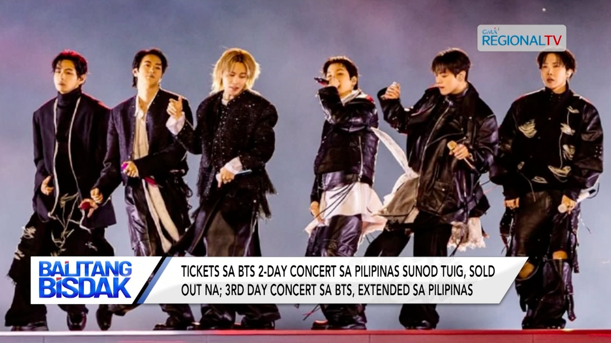 Tickets sa Ikatulong Adlaw nga Concert sa BTS, ibaligya karong June 19 ug June 20 | Balitang Bisdak
