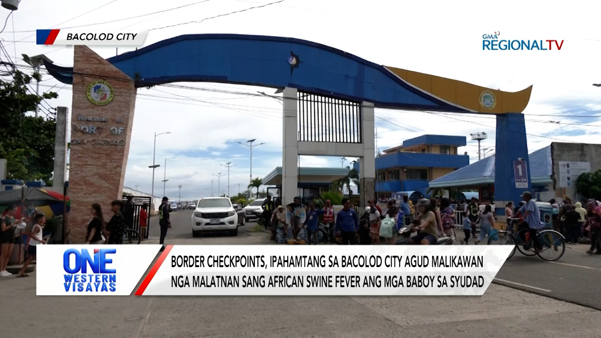 Border checkpoints, ipahamtang sa Bacolod City kontra african swine fever | One Western Visayas