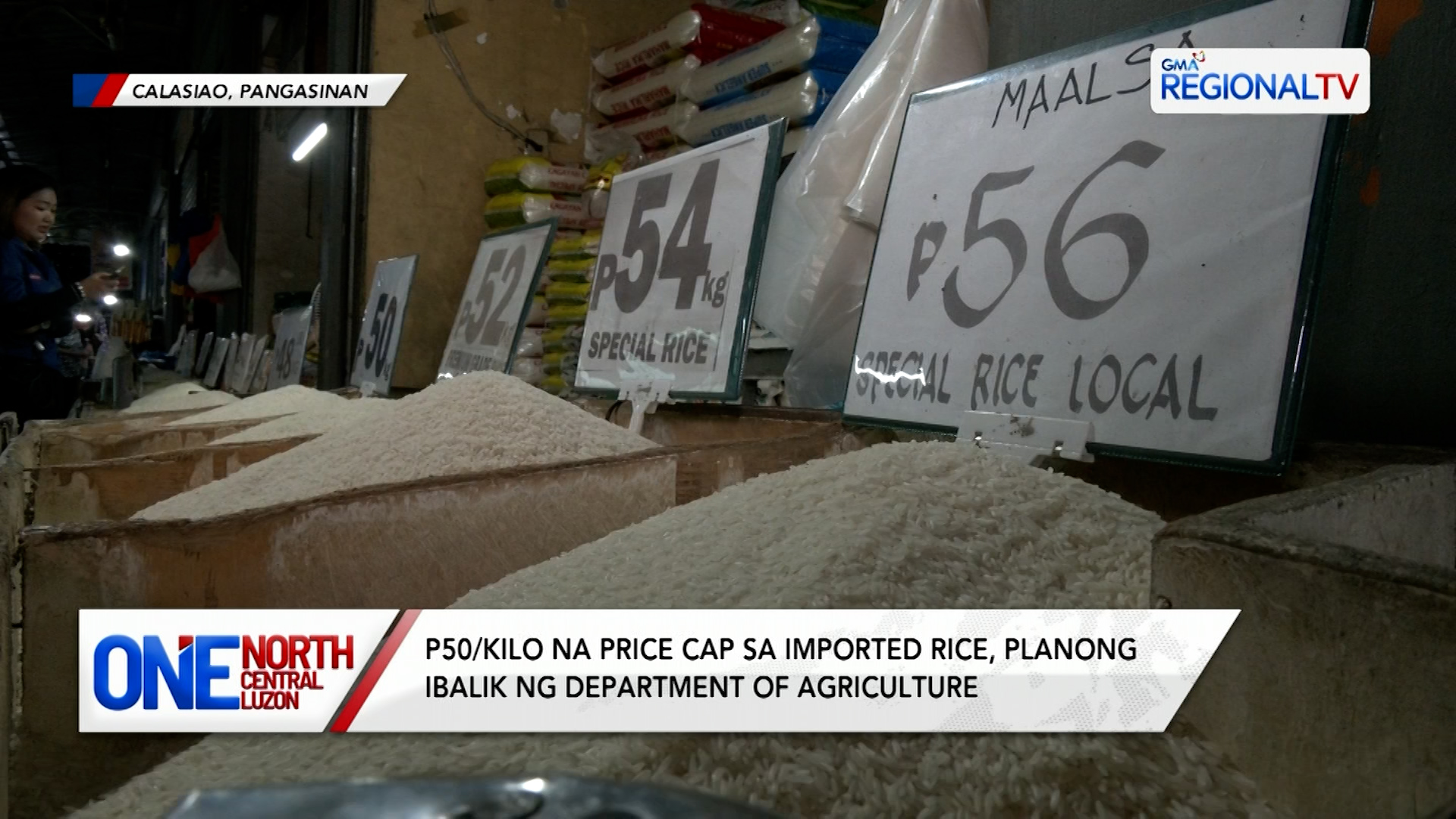 P50/kilo na price cap sa imported rice, planong ibalik ng DA | One North Central Luzon