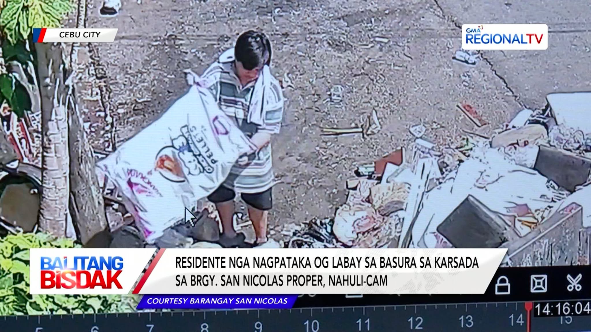 Residente nga Nagpataka og Labay og Basura sa Dalan, Nahuli-cam | Balitang Bisdak