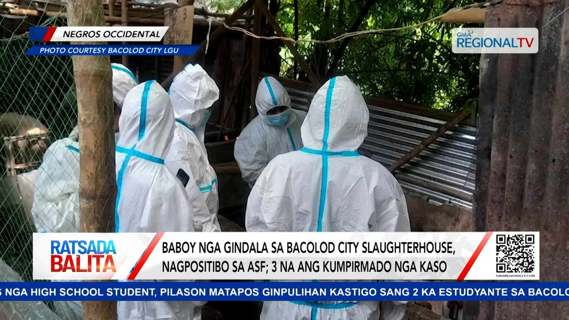 Baboy nga gindala sa Bacolod City Slaughterhouse, nagpositibo sa ASF | Ratsada Balita
