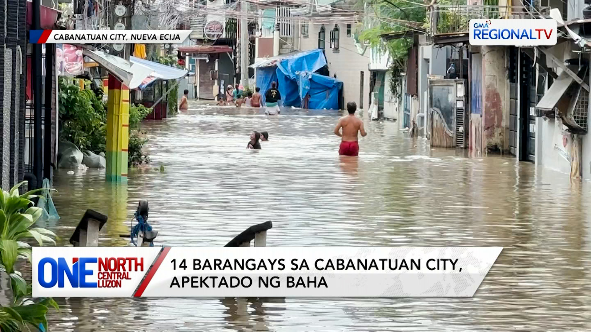 14 barangays sa Cabanatuan City, apektado ng baha | One North Central Luzon