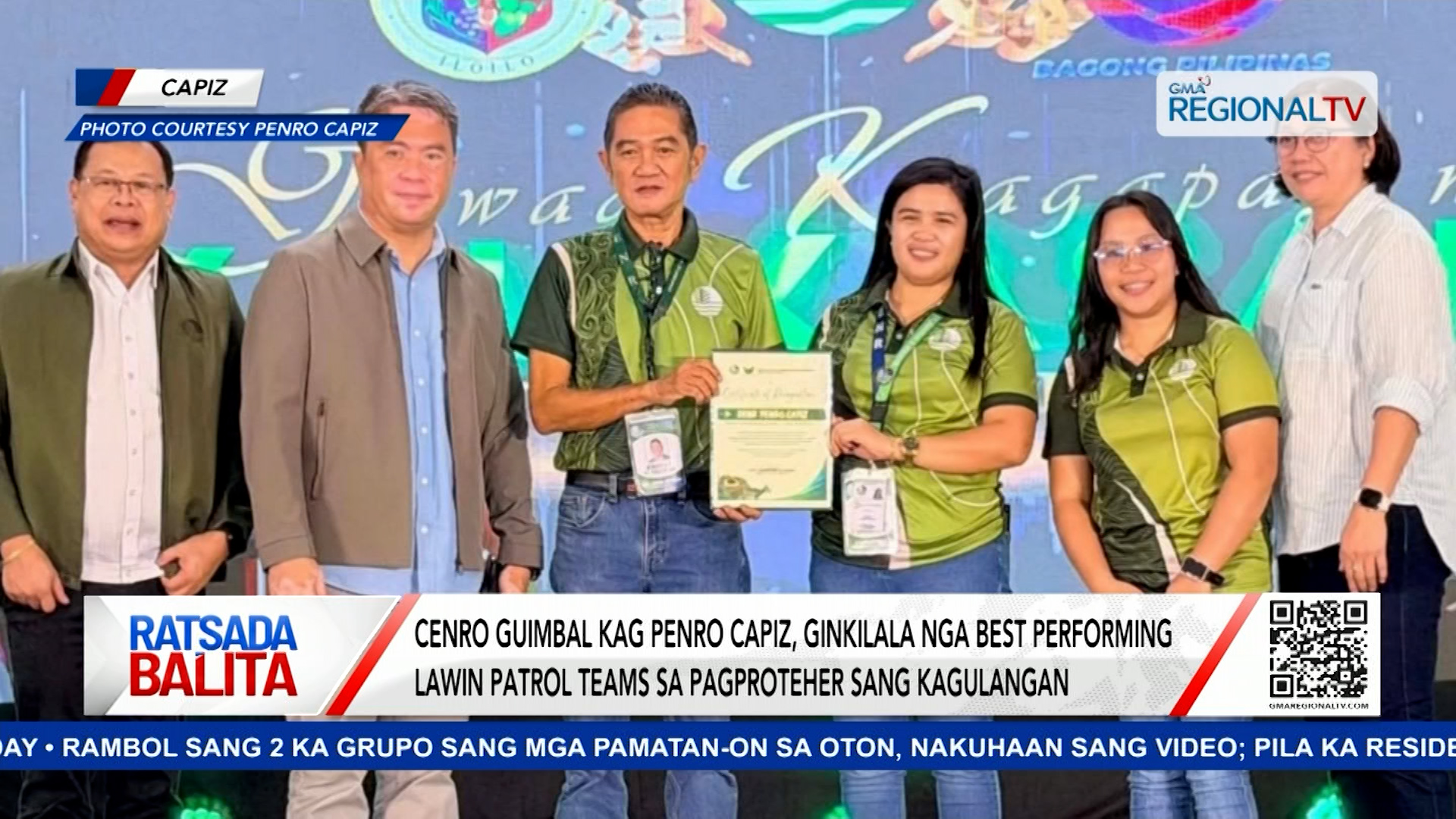 CENRO Guimbal kag PENRO Capiz, ginkilala nga Best Performing Lawin Patrol teams | Ratsada Balita