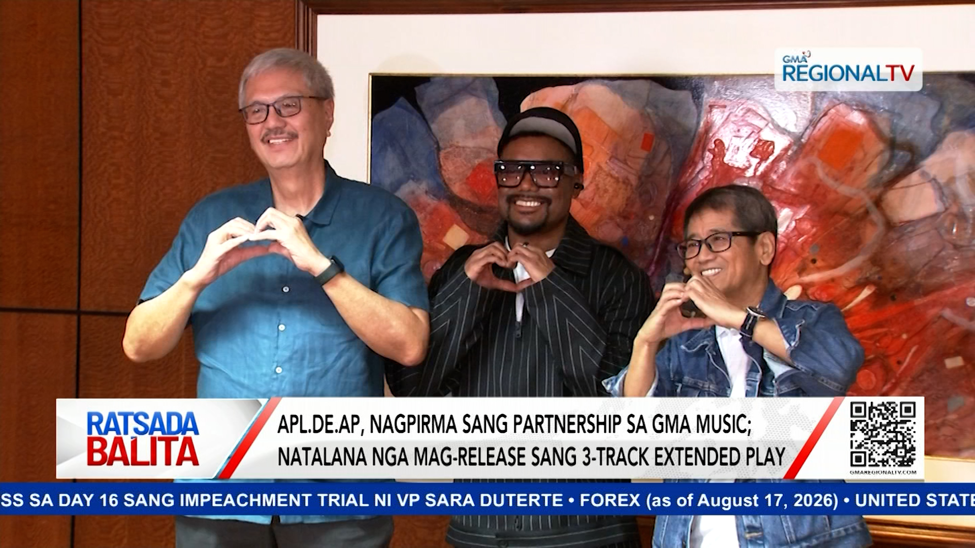 Apl.De.Ap, nagpirma sang partnership sa GMA Music | Ratsada Balita
