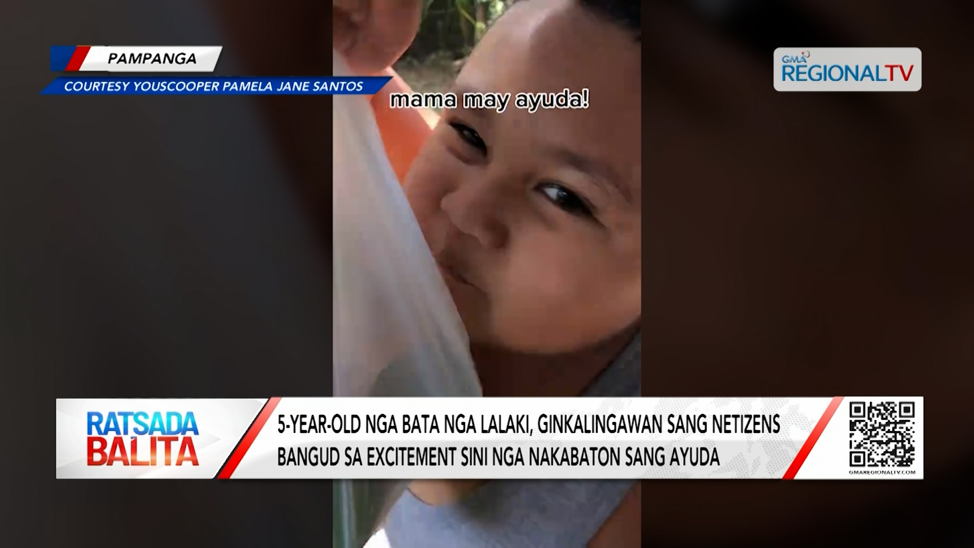 5-year-old nga bata nga lalaki, grabe ang excitement sang nakabaton sang ayuda | Ratsada Balita