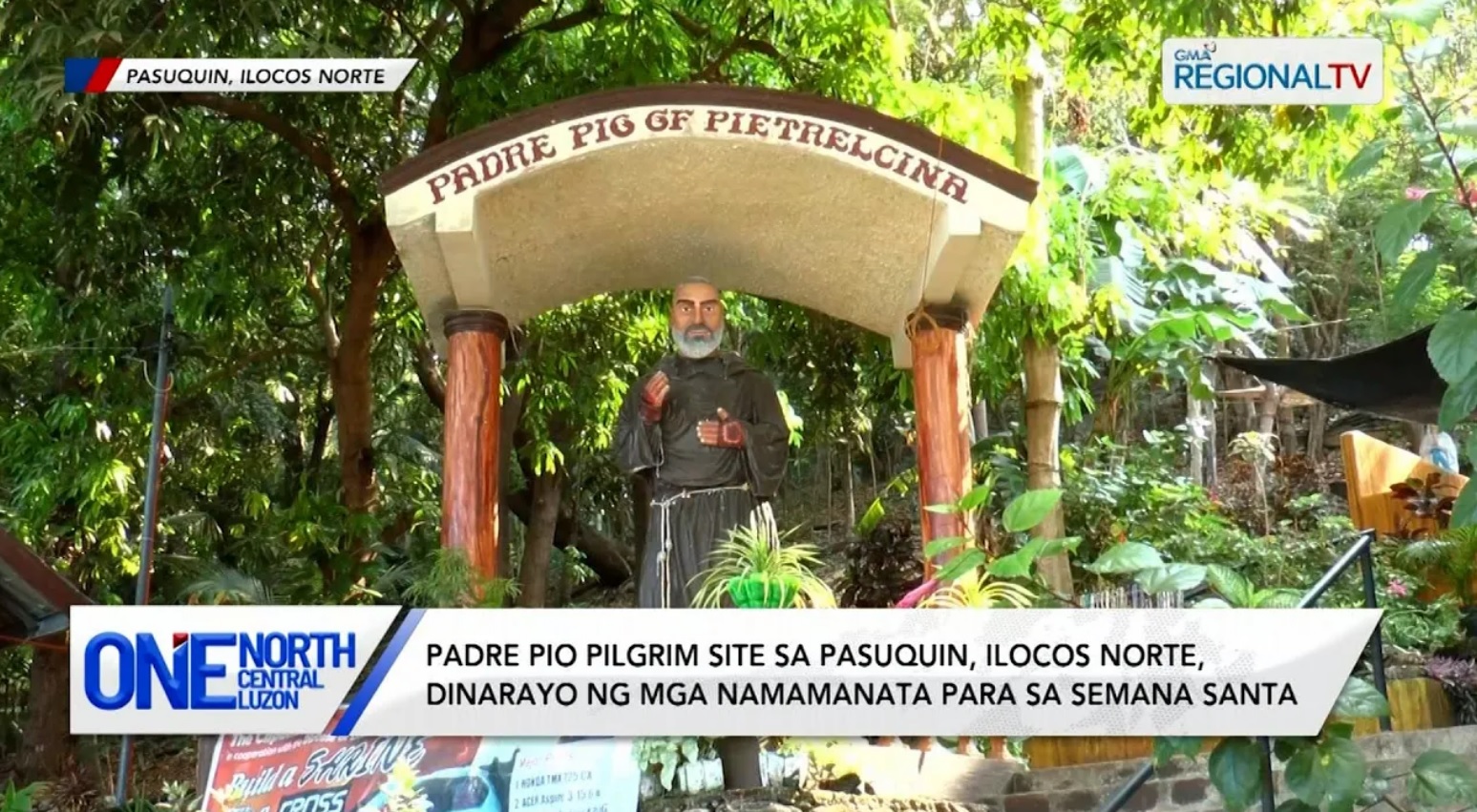 Padre Pio Pilgrim Site sa Pasuquin, Ilocos Norte, dinarayo