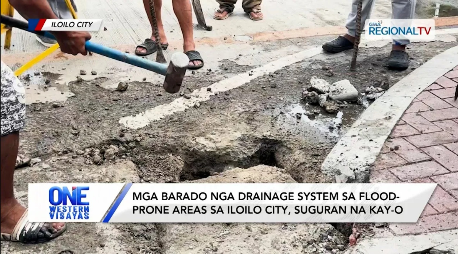 Mga barado nga drainage system sa flood-prone areas sa Iloilo City, kay-uhon