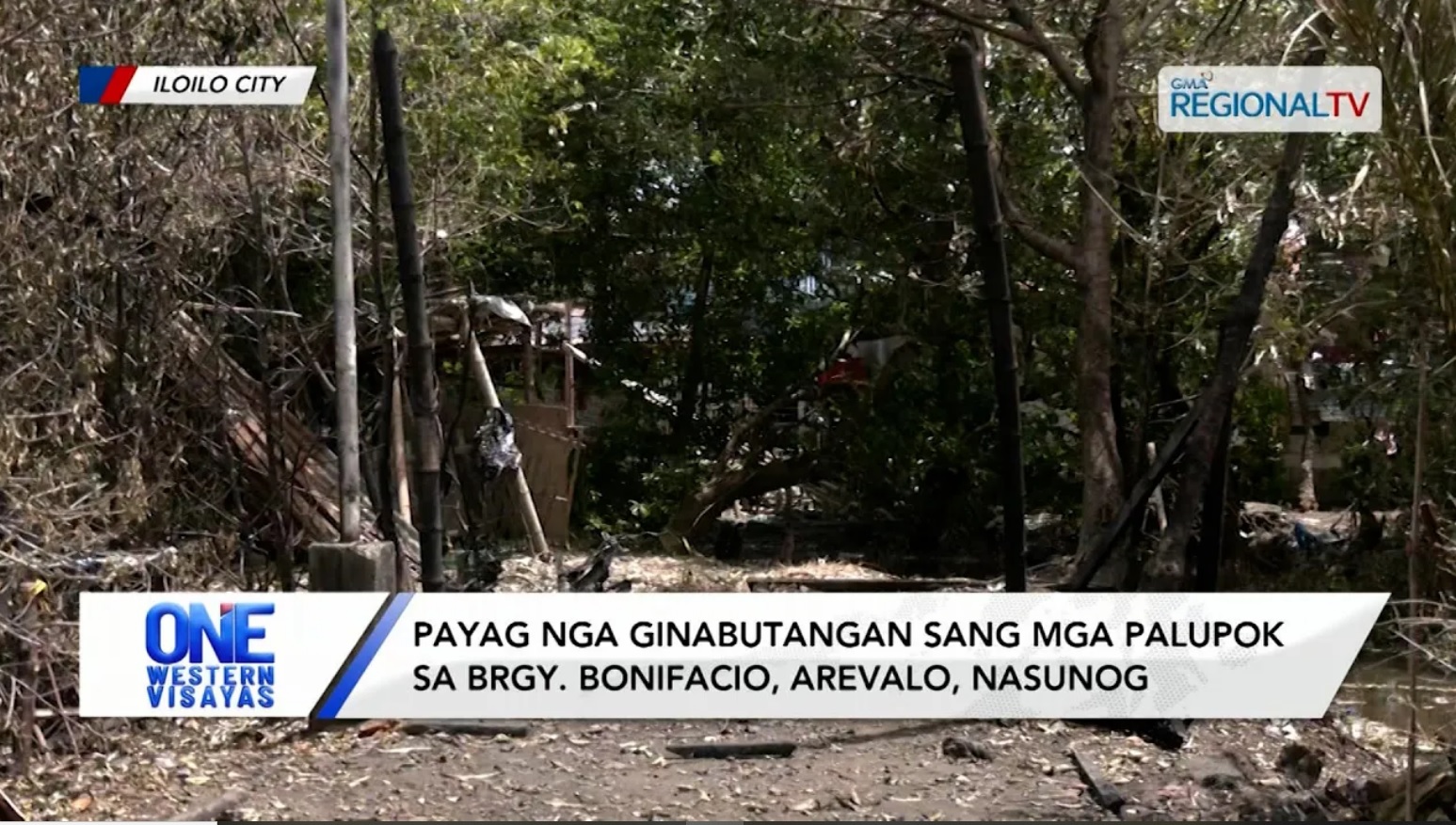 Payag nga ginabutangan sang mga palupok sa Brgy. Bonifacio, Arevalo, nasunog