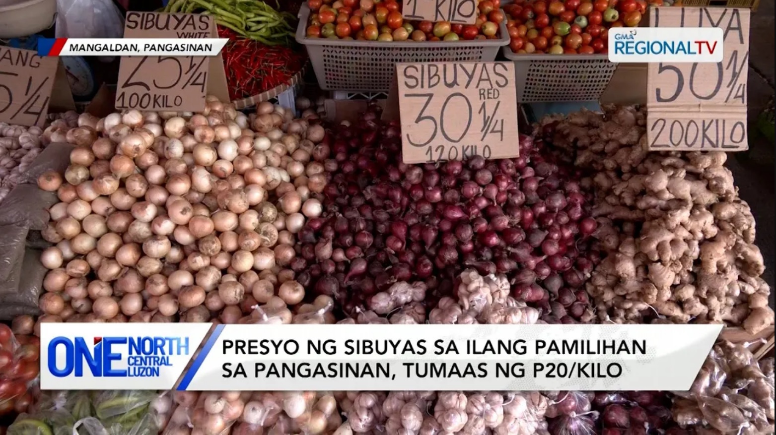 Presyo ng sibuyas sa ilang pamilihan sa Pangasinan, tumaas ng P20/kilo