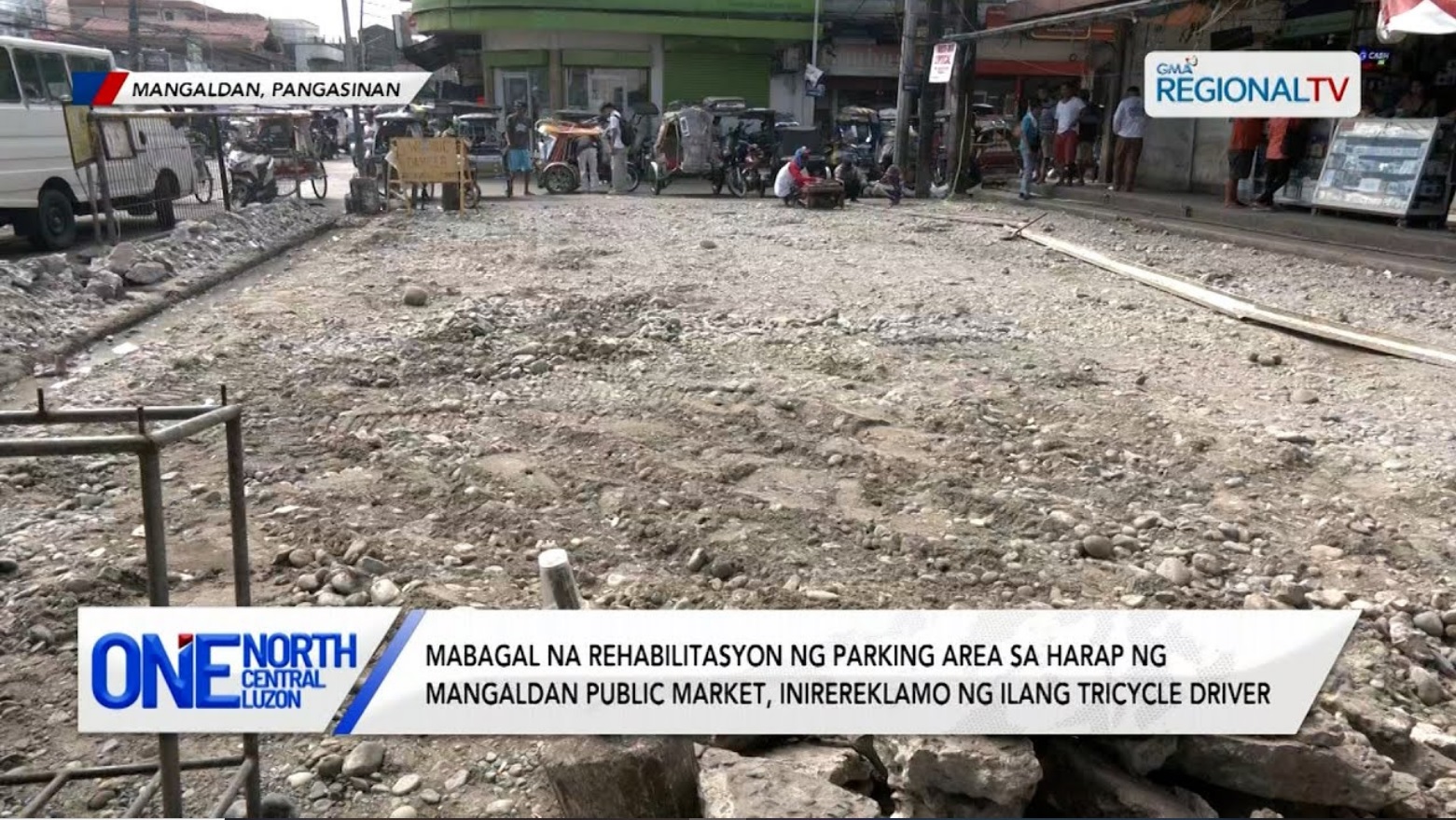 Mabagal na rehabilitasyon ng parking area, inirereklamo | One North Central Luzon