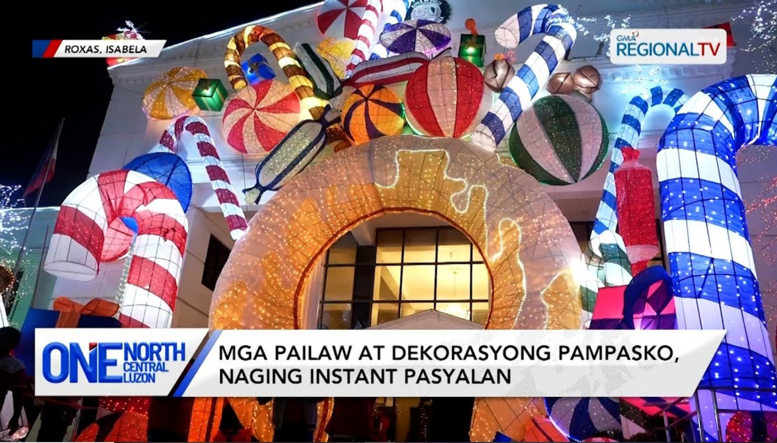 Mga pailaw at dekorasyong pampasko, naging instant pasyalan | One North Central Luzon