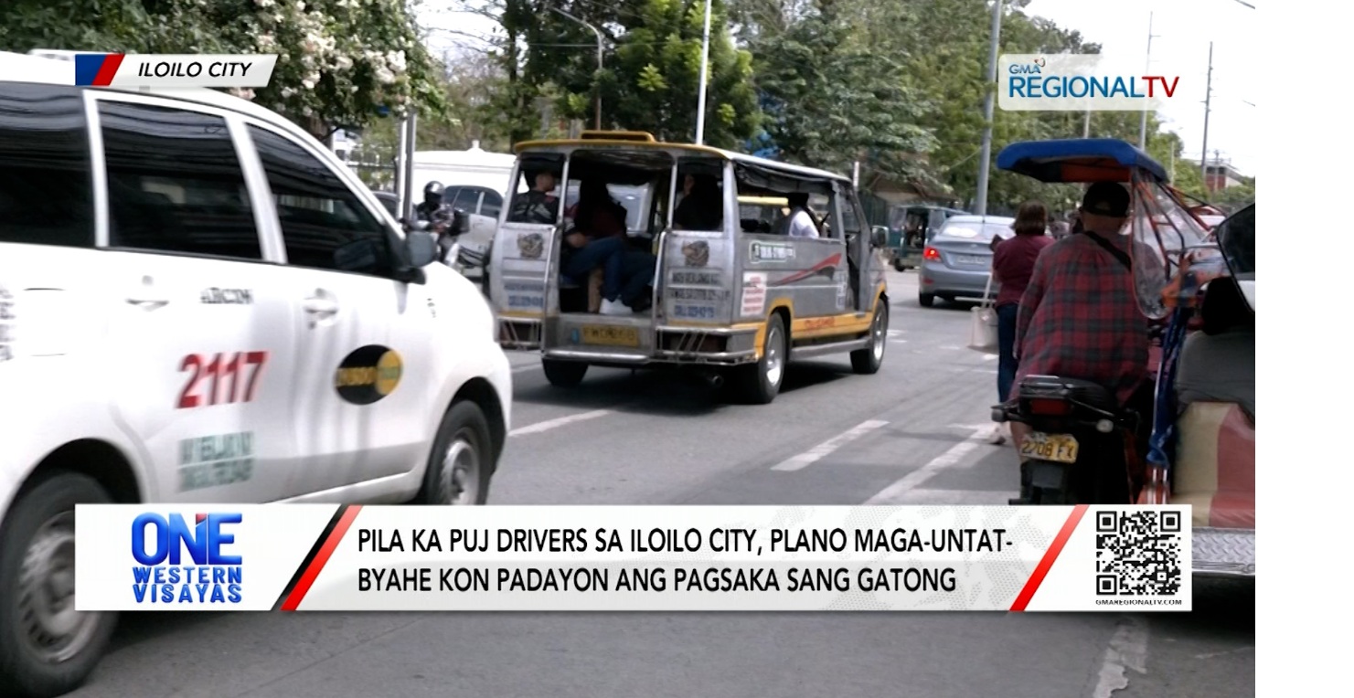 PUJ drivers sa Iloilo, maga-untat-byahe kon padayon ang pagsaka sang gatong | One Western Visayas