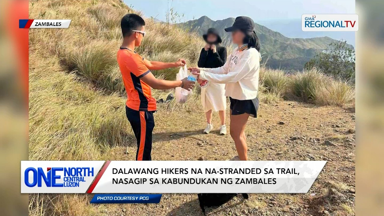 Dalawang hikers na na-stranded sa trail, nasagip sa Zambales | One North Central Luzon