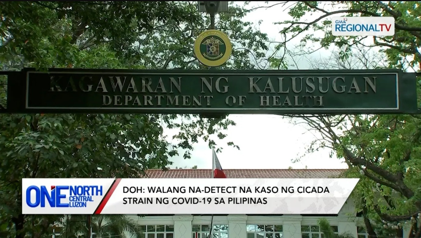 DOH: Walang na-detect na kaso ng Cicada strain ng COVID-19 sa Pilipinas | One North Central Luzon