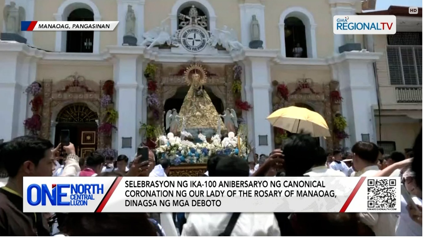 Centennial Canonical Coronation ng Our Lady of Manaoag, dinagsa | One North Central Luzon