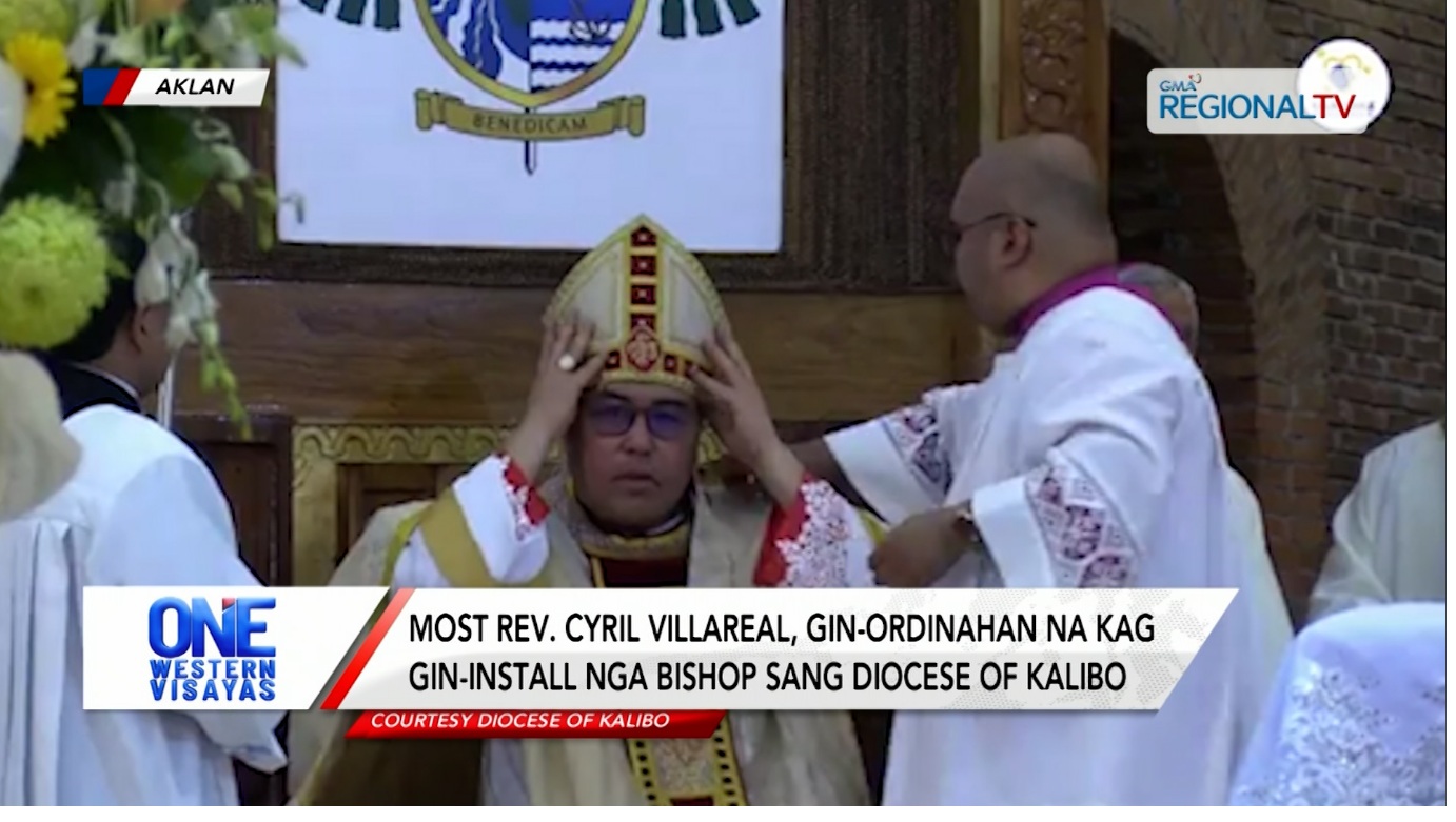 Most Rev. Cyril Villareal, gin-ordinahan kag gin-install nga bishop of Kalibo | One Western Visayas