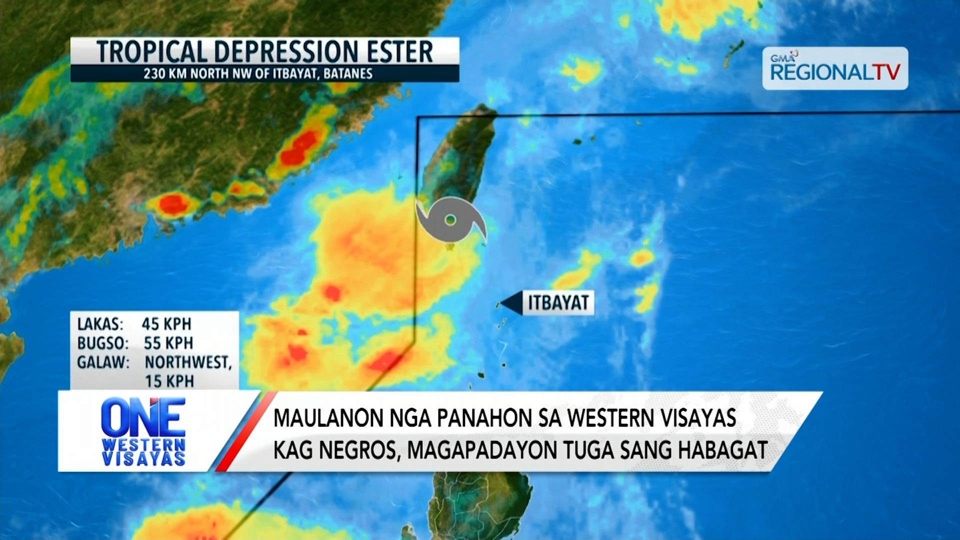 Maulanon nga tyempo sa Western Visayas kag Negros magapadayon tuga sang habagat| One Western Visayas