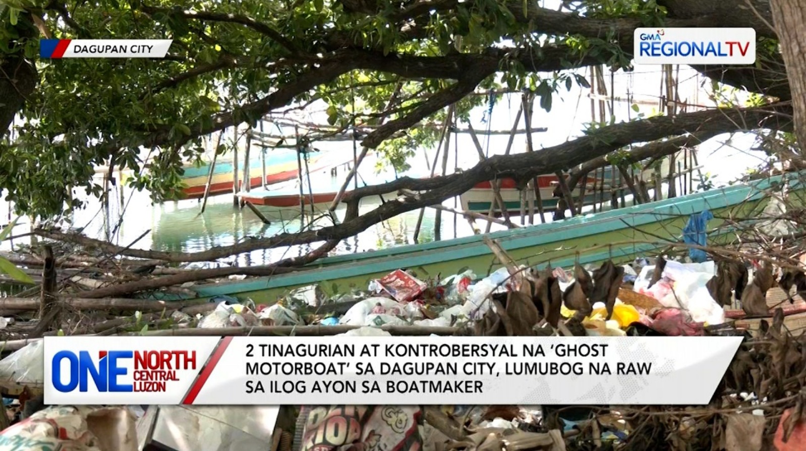 2 ‘ghost motorboat’ sa Dagupan City, lumubog na raw ayon sa boatmaker | One North Central Luzon
