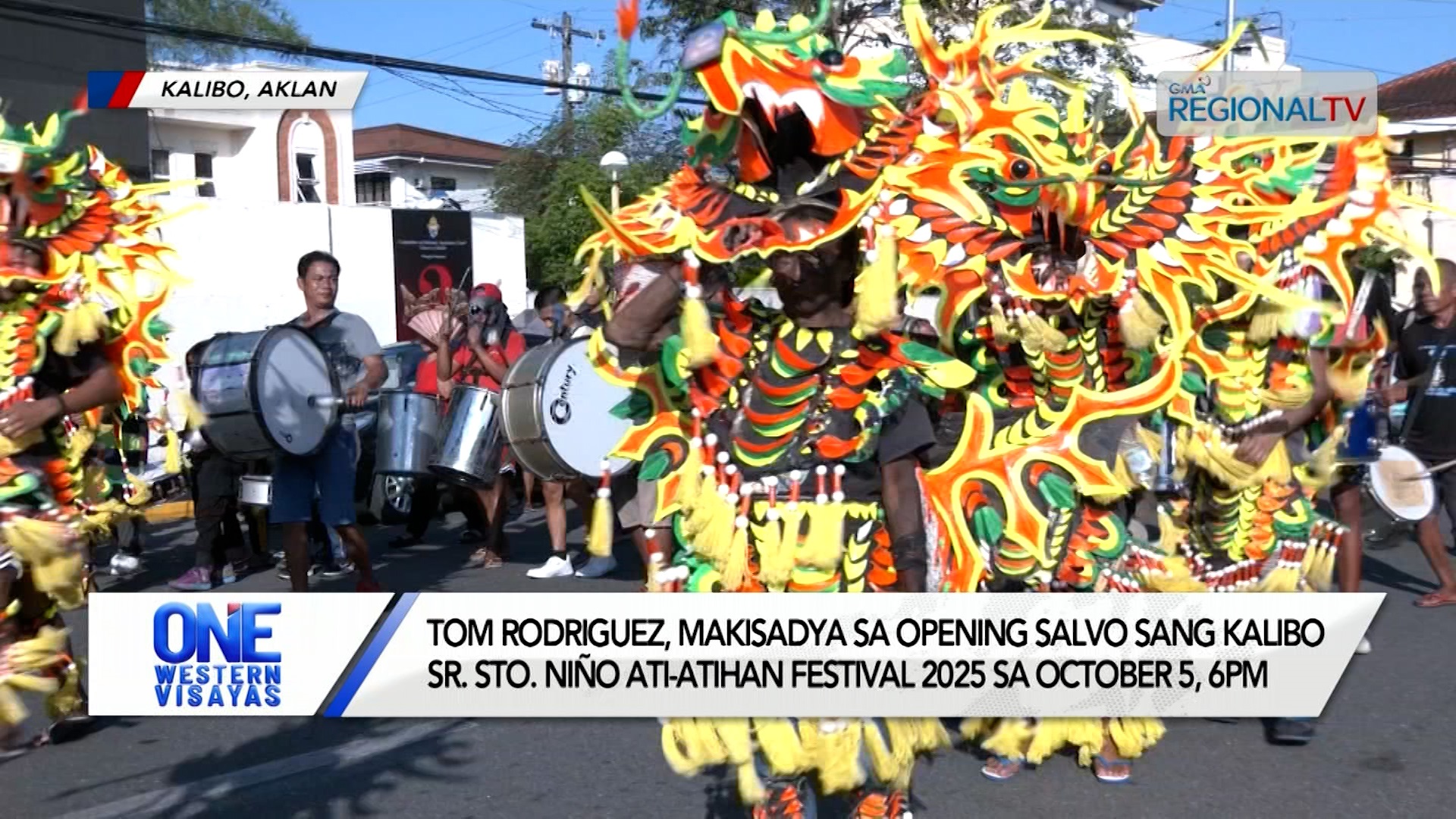 Opening salvo sang Kalibo Sr. Sto. Niño Ati-atihan Festival 2025 sa October 5