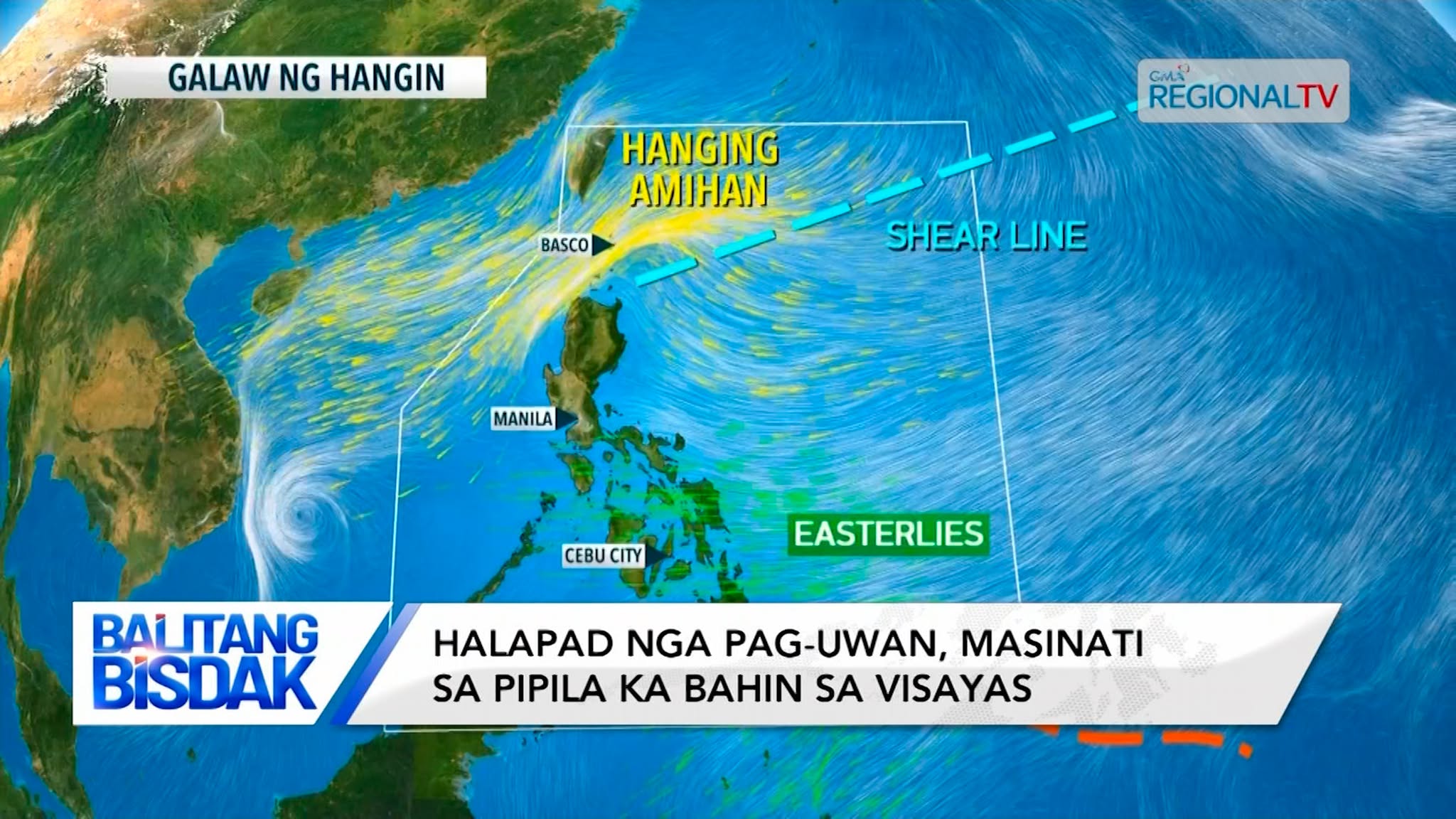 Pipila ka lugar sa Central ug Eastern Visayas, uwanon matod sa Metra Weather
