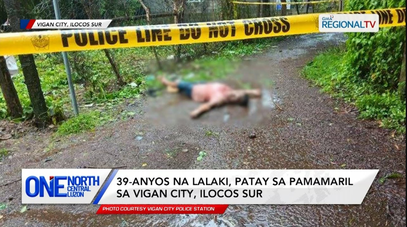 39-anyos na lalaki, patay sa pamamaril sa Vigan City, Ilocos Sur