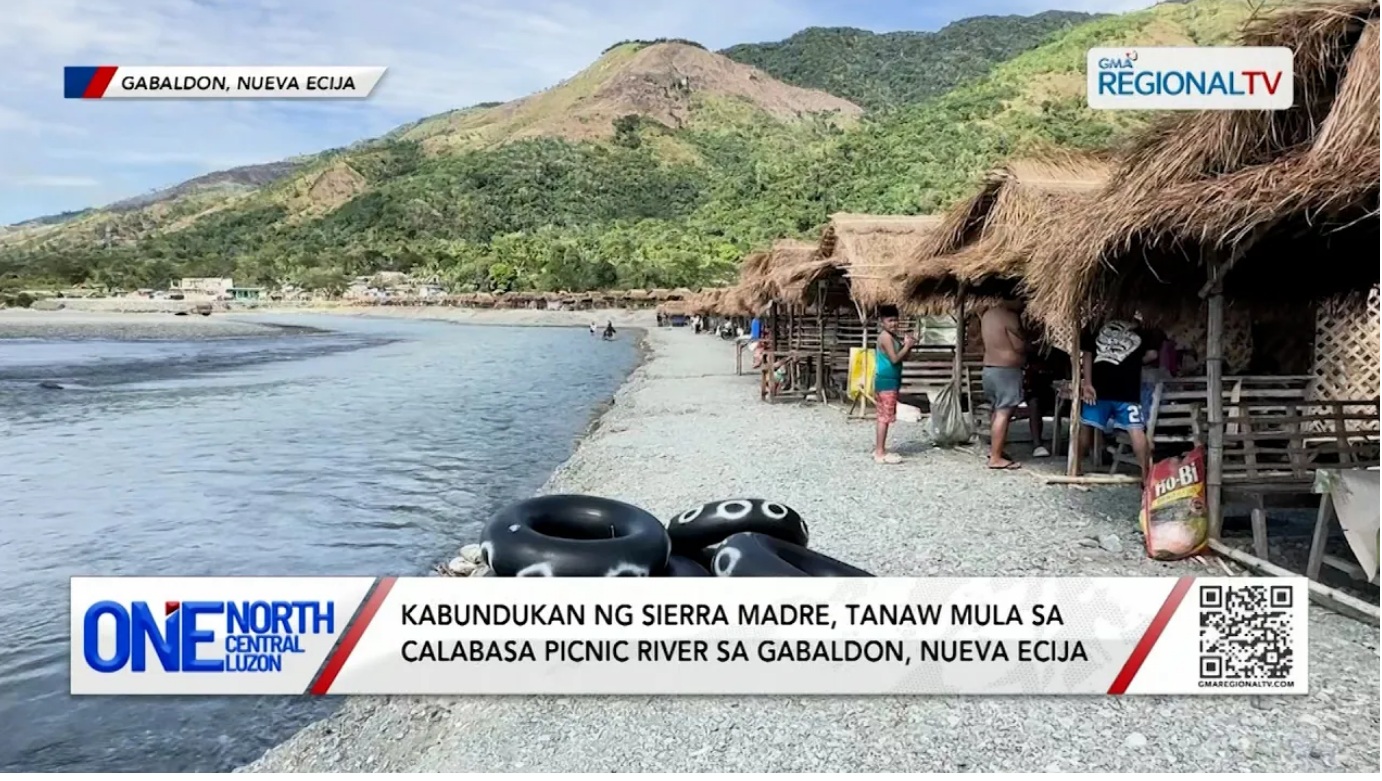 Kabundukan ng Sierra Madre, tanaw mula sa Calabasa Picnic River | One North Central Luzon