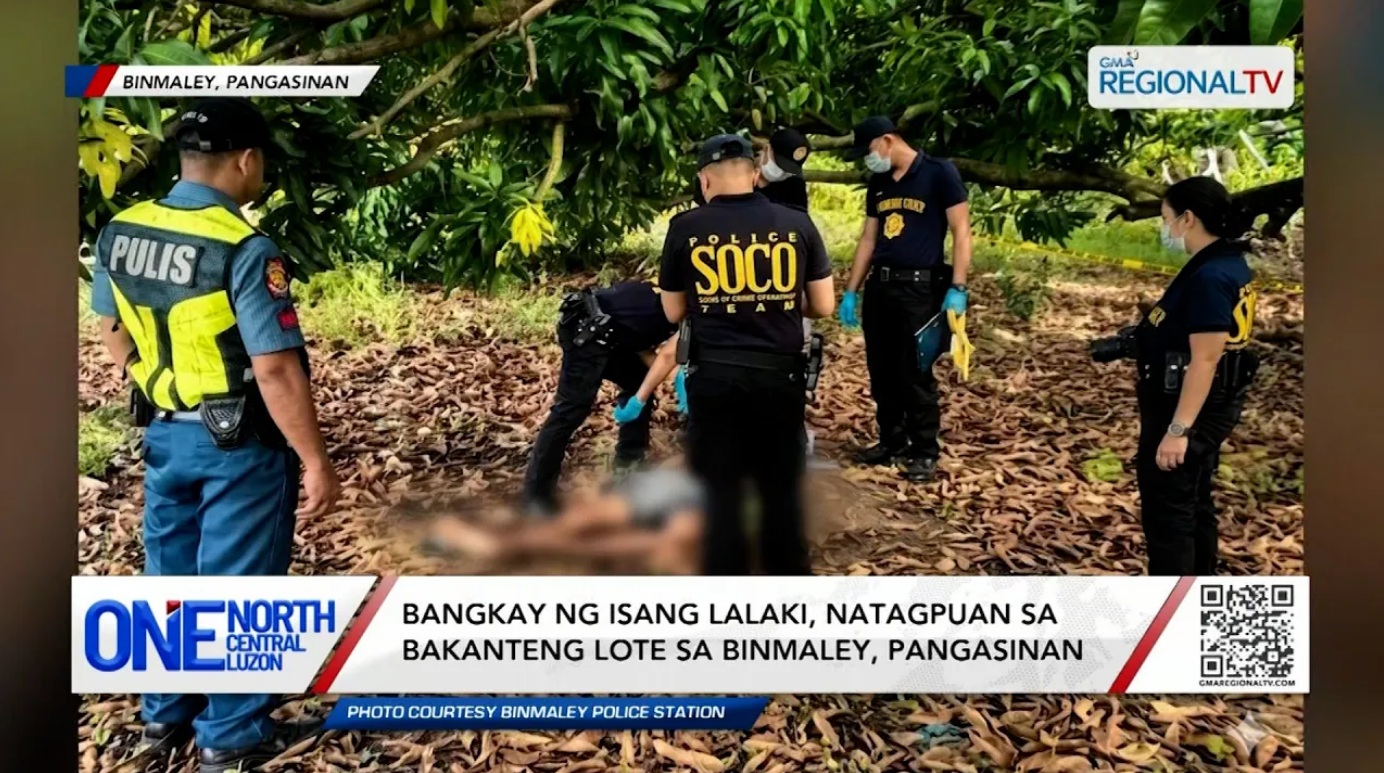 Bangkay ng isang lalaki, natagpuan sa bakanteng lote sa Binmaley | One North Central Luzon