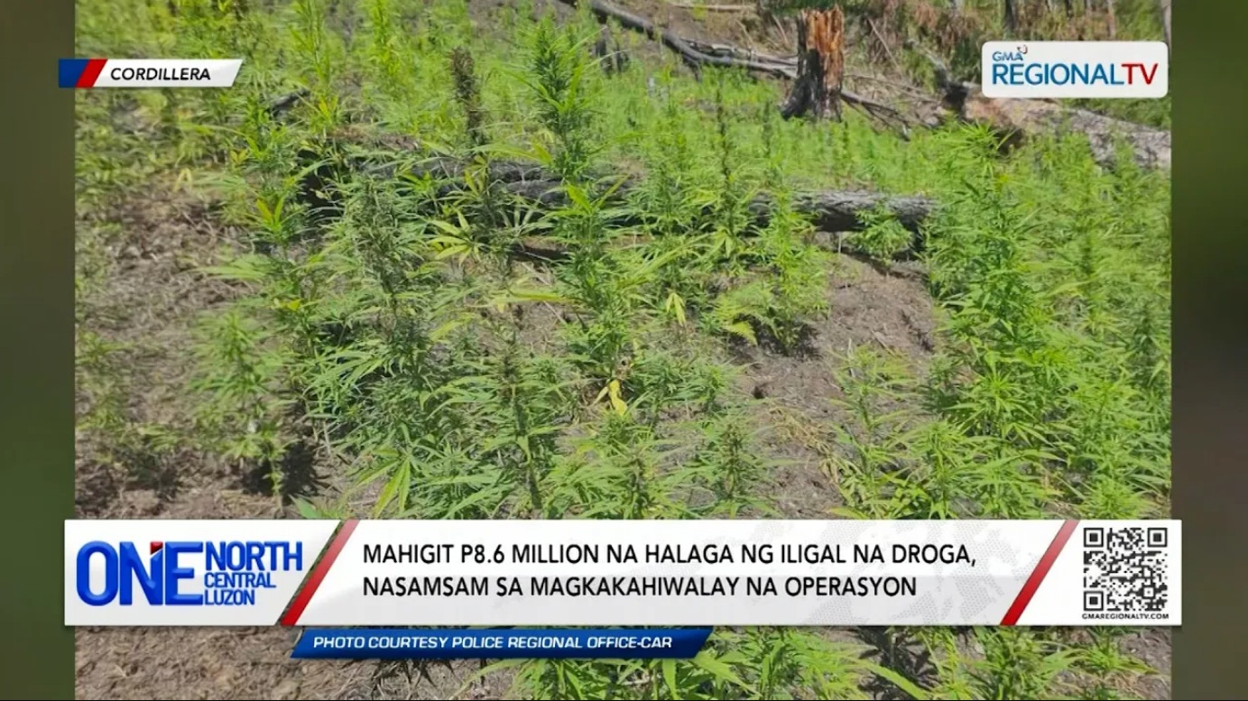 Mahigit P8.6 million na halaga ng iligal na droga, nasamsam | One North Central Luzon