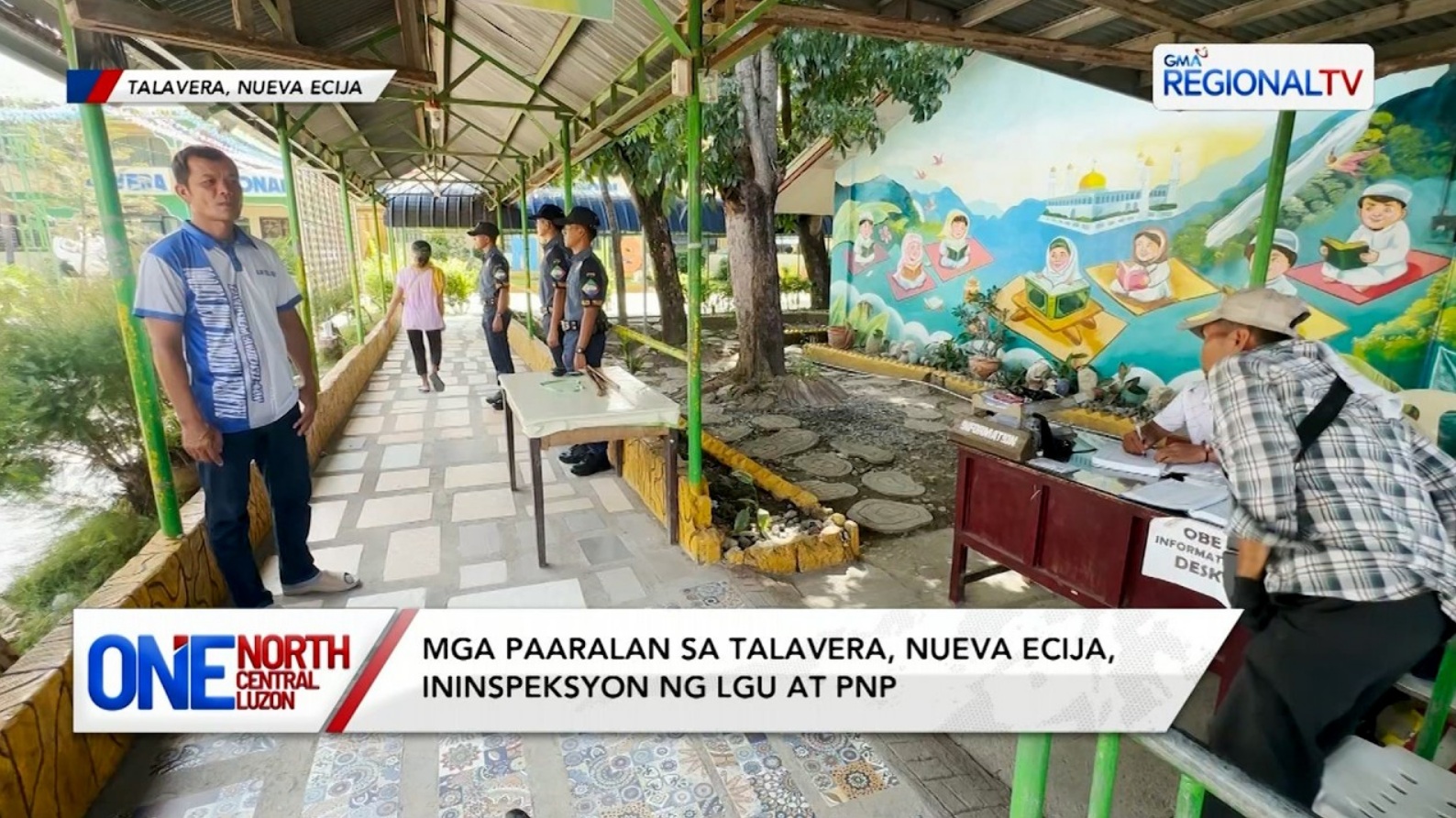 Mga paaralan sa Talavera, Nueva Ecija, ininspeksyon ng LGU at PNP | One North Central Luzon