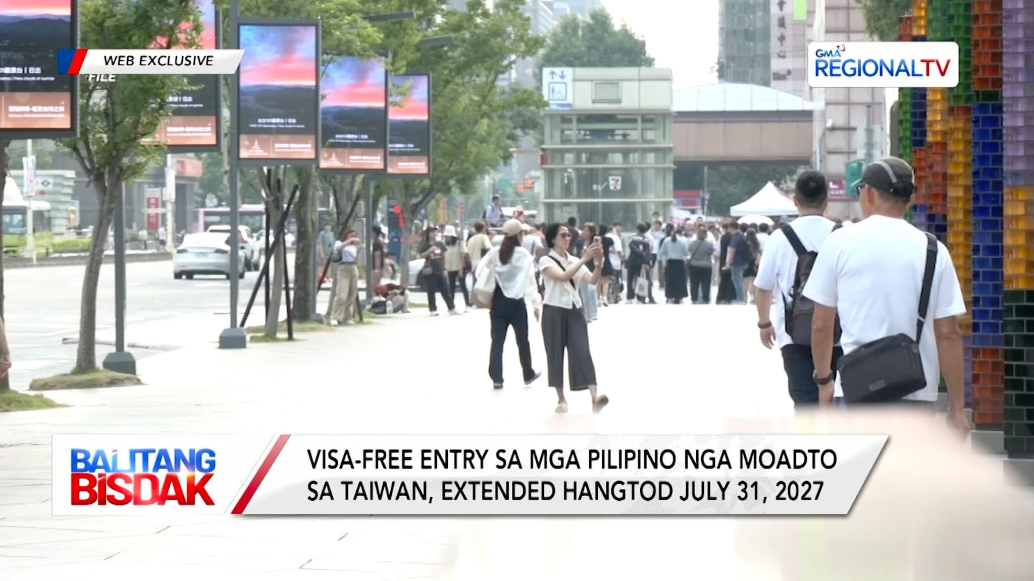Mga Pinoy nga Moadto sa Taiwan, Visa-Free hangtod sa July 31, 2027 | Balitang Bisdak