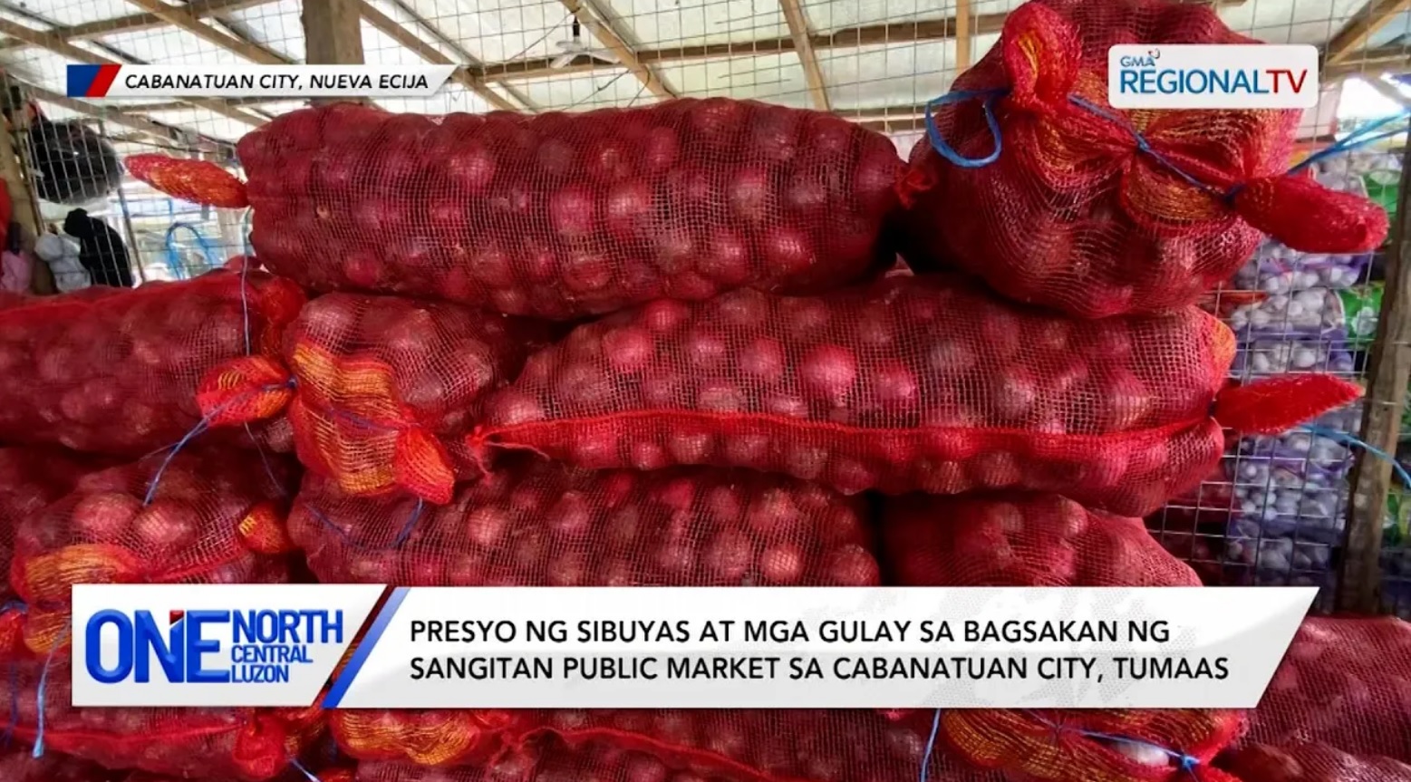 Presyo ng sibuyas at mga gulay sa Sangitan Public Market, tumaas
