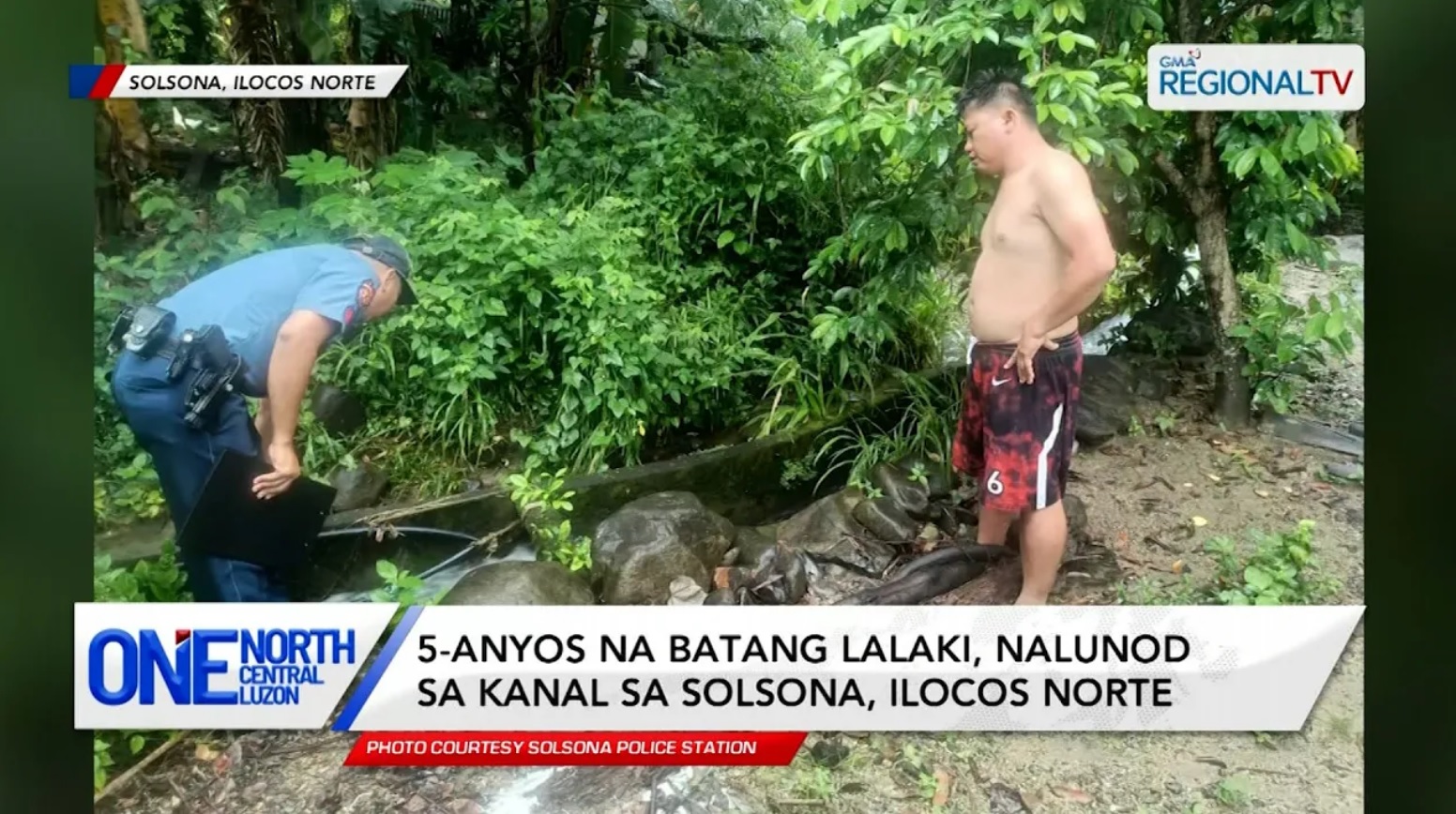5-anyos na batang lalaki, nalunod sa kanal sa Solsona, Ilocos Norte | One North Central Luzon