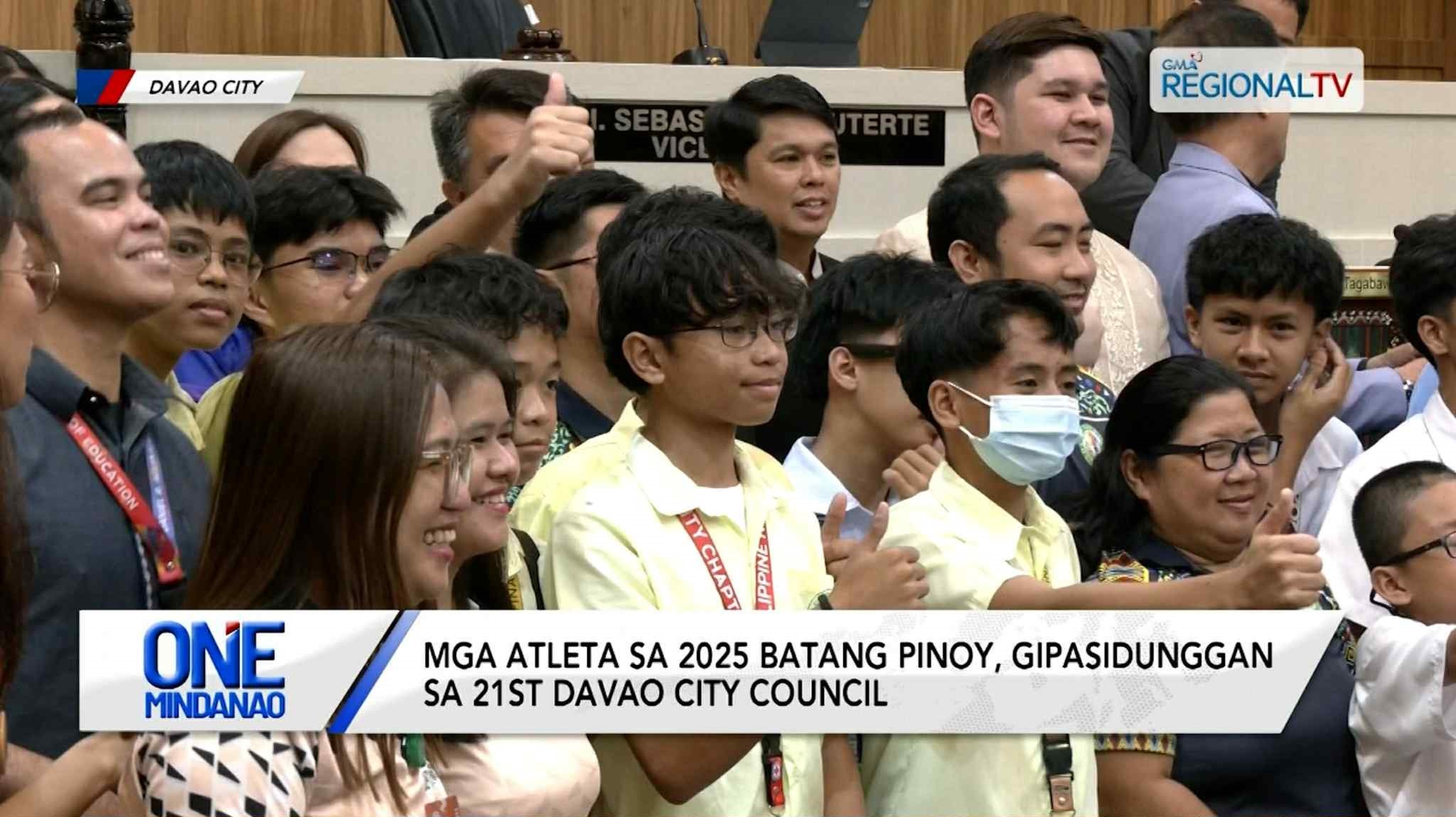 Mga atleta sa 2025 Batang Pinoy, gipasidunggan sa 21st Davao City Council | One Mindanao