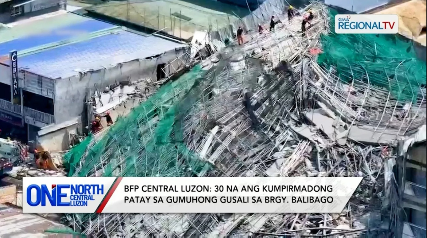 30 na ang kumpirmadong patay sa gumuhong gusali sa Angeles City | One North Central Luzon