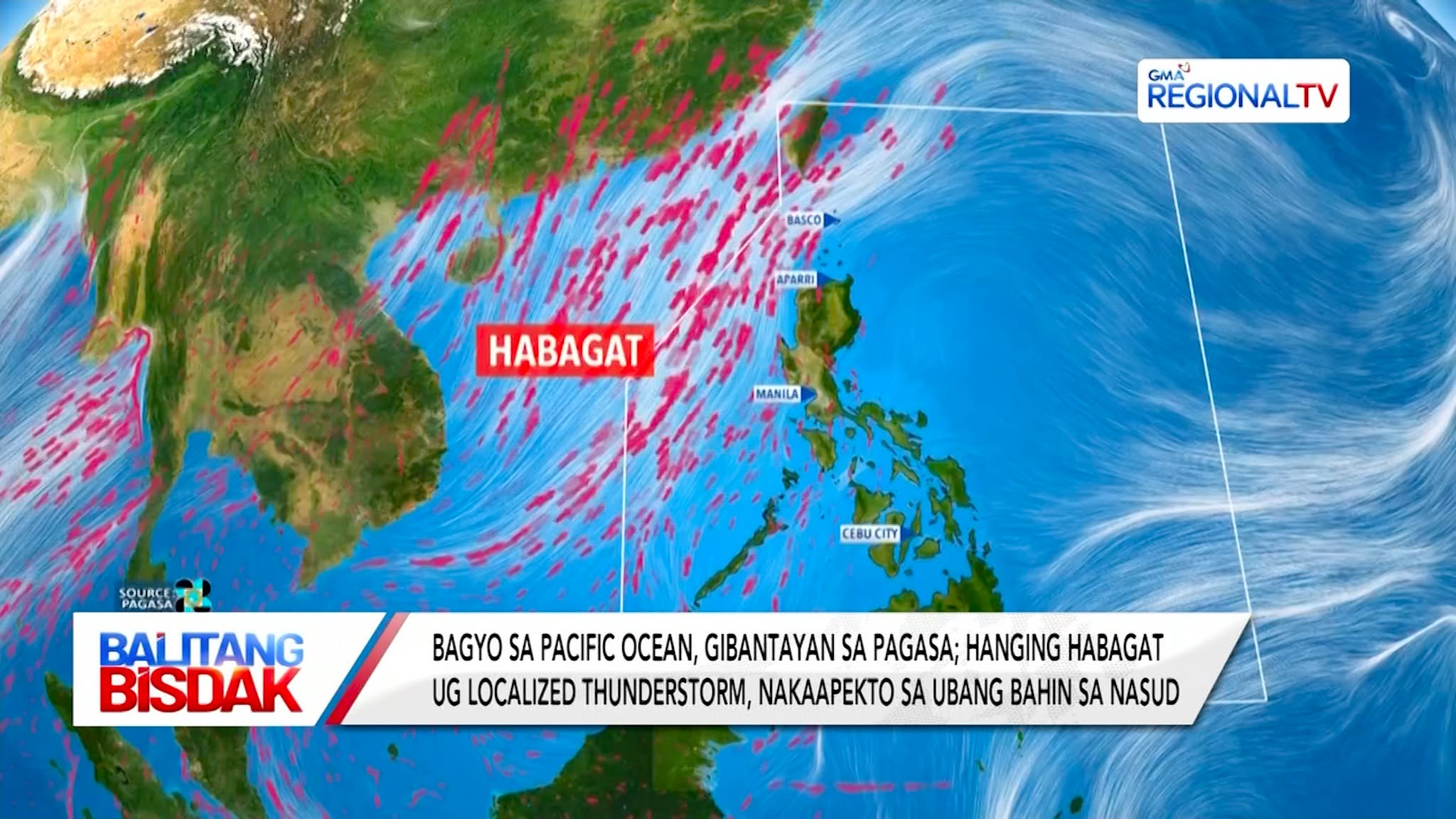 Adunay Bagyo nga Nitumaw sa Pacific Ocean | Balitang Bisdak