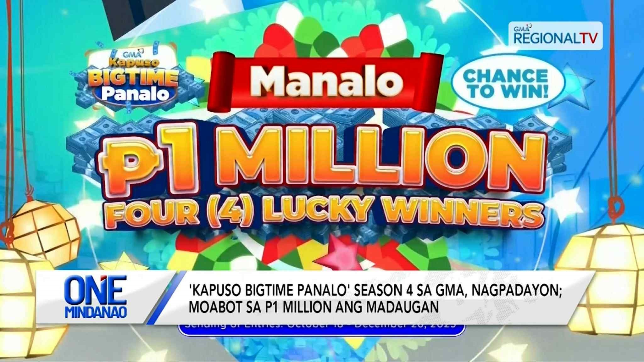 Kapuso Bigtime Panalo Season 4 sa GMA, magsugod na | One Mindanao