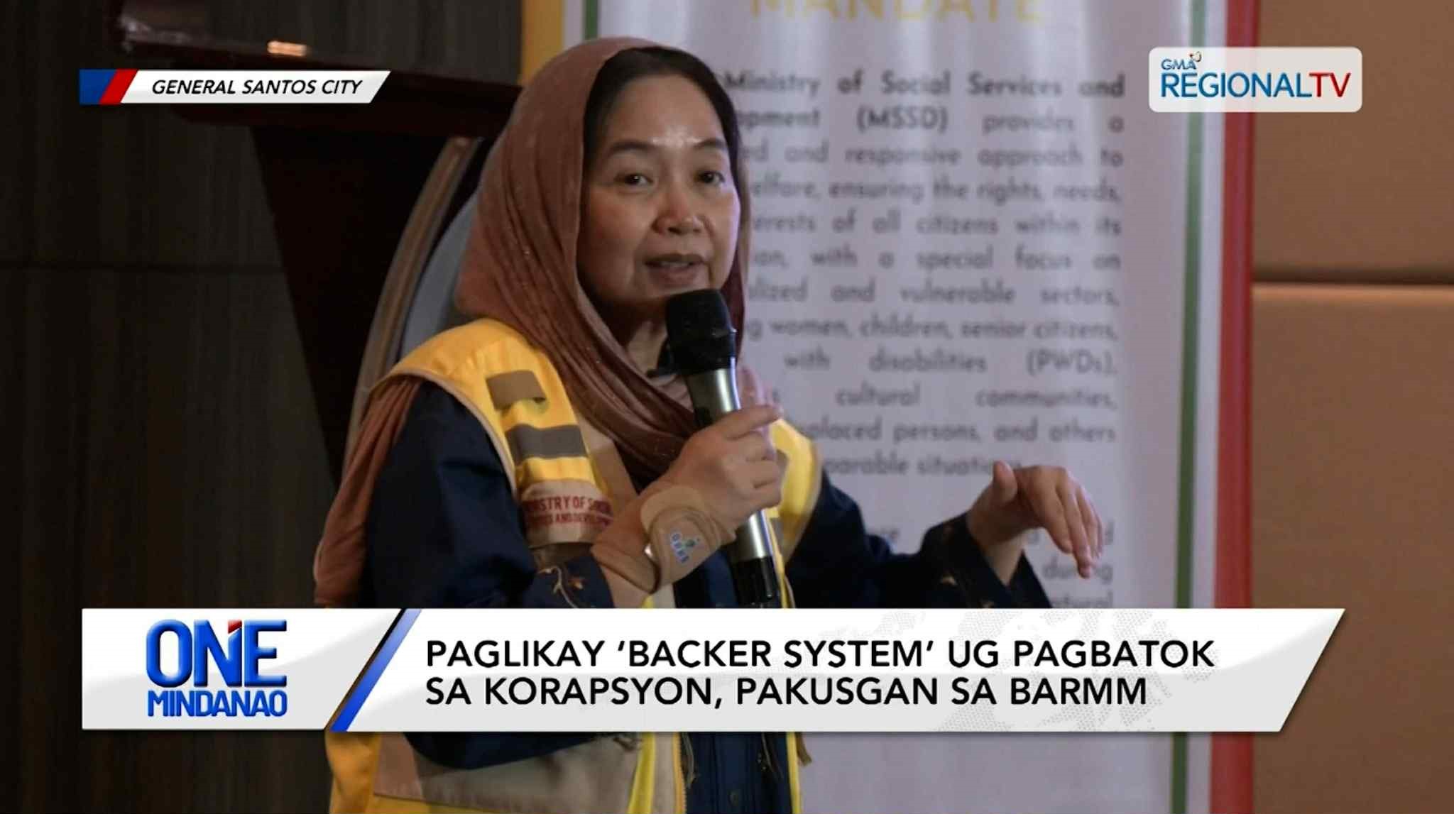 Paglikay ‘Backer System’ ug pagbatok sa korapsyon, pakusgan sa BARMM | One Mindanao