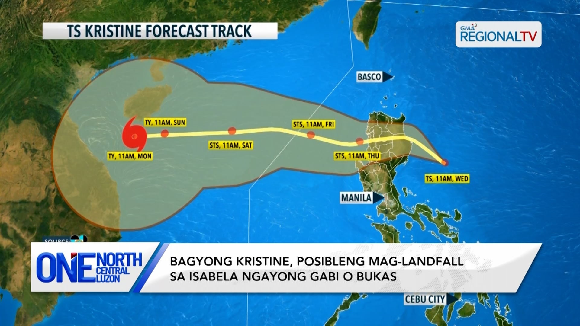 Tropical Cyclone Wind Signal, nakataas sa ilang bahagi ng bansa