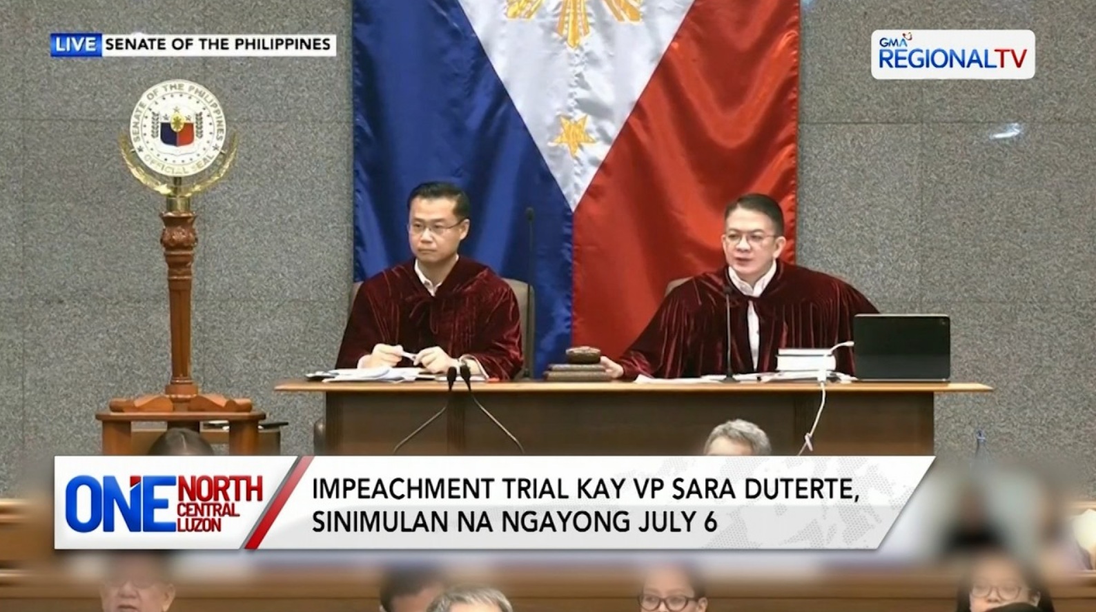 Impeachment trial kay VP Sara Duterte, sinimulan na ngayong July 6 | One North Central Luzon