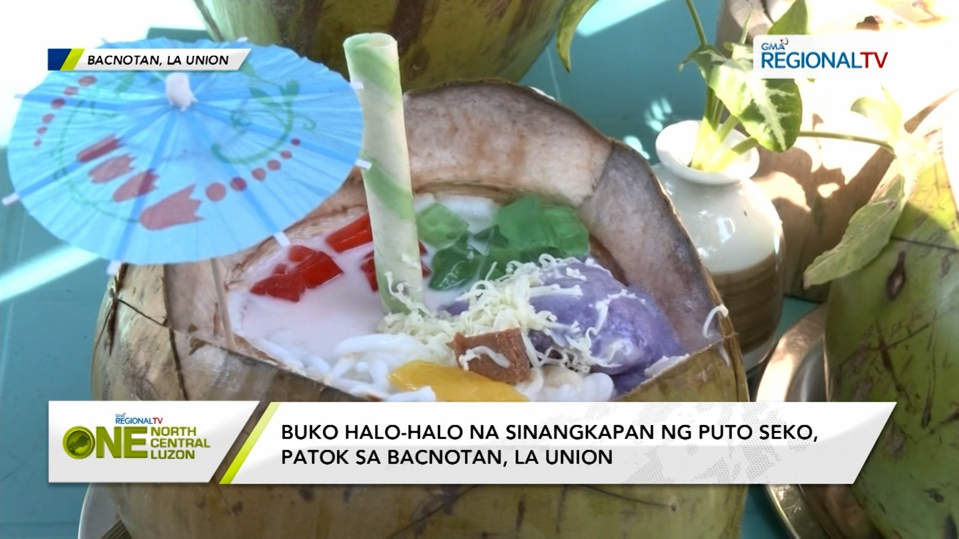 Buko halo-halo na may puto seko, lasapin