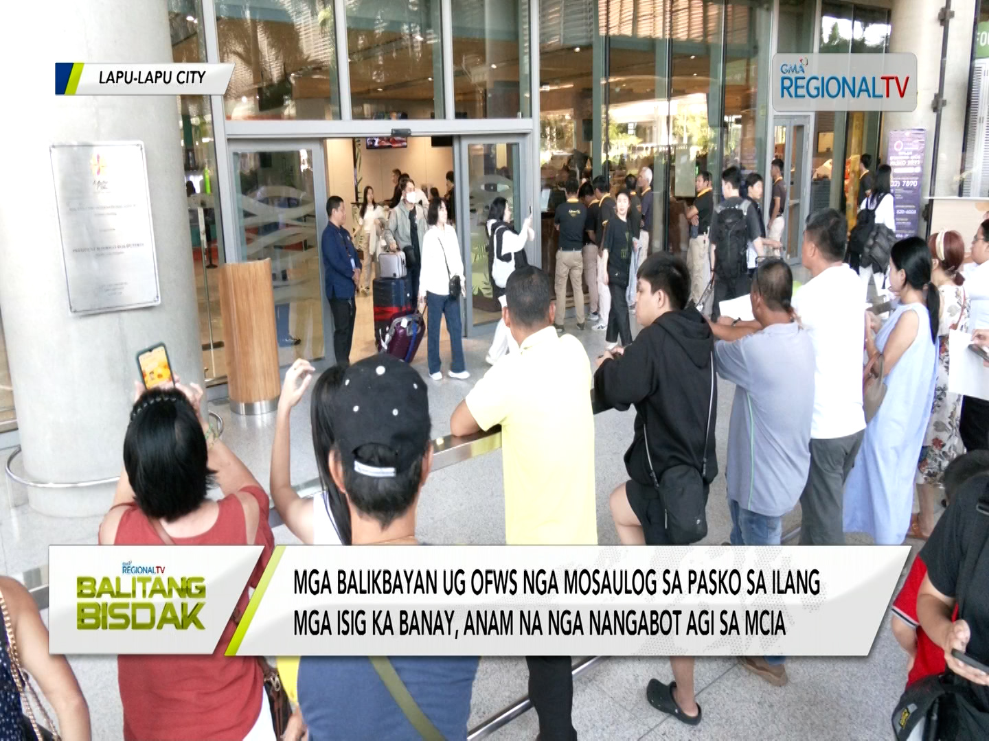 Pag-welcome sa mga balikbayan ug OFWs alang sa pasko