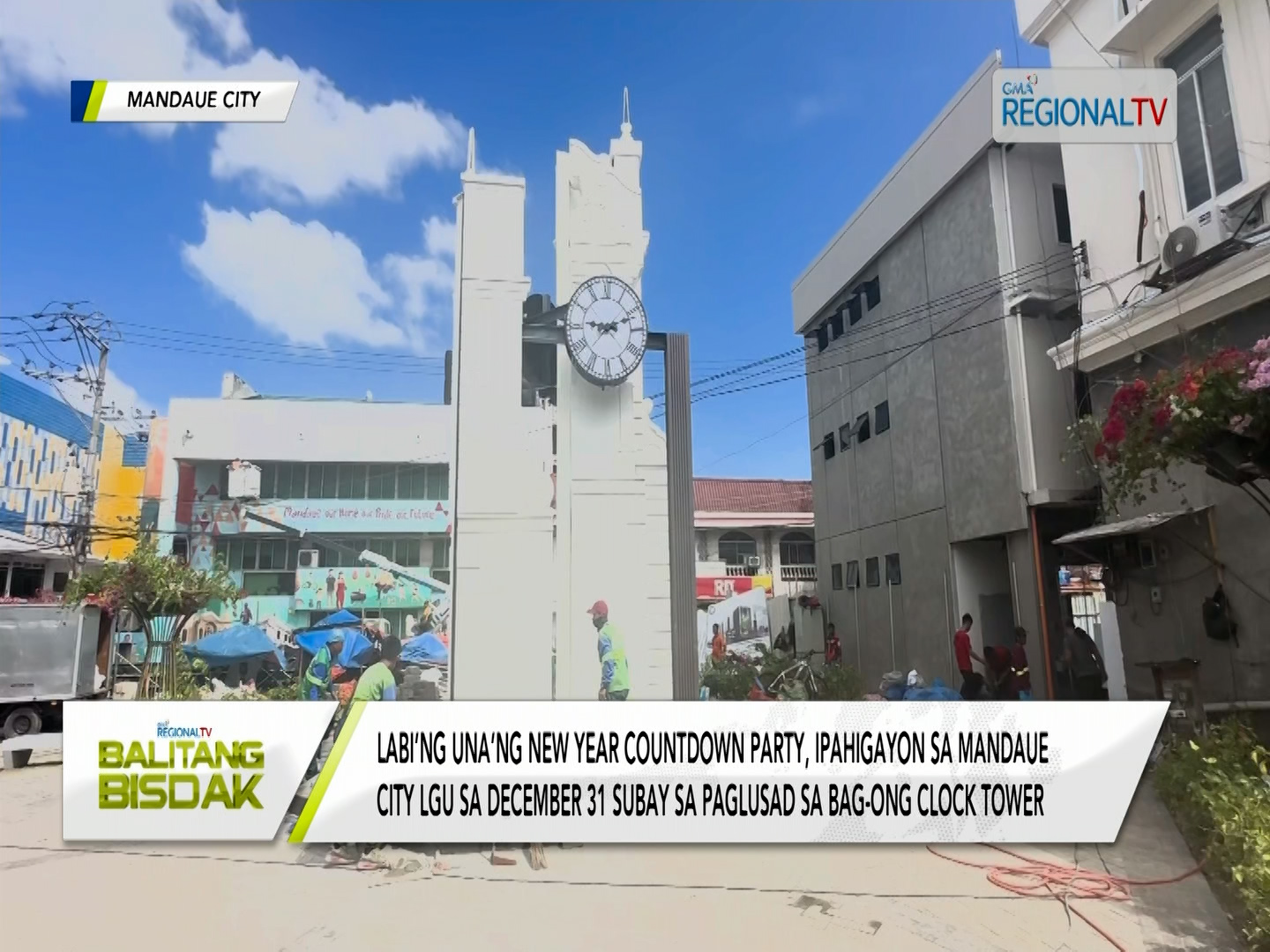 Bag-ong clock tower sa Mandaue City, ilusad sa pagsugat sa New Year