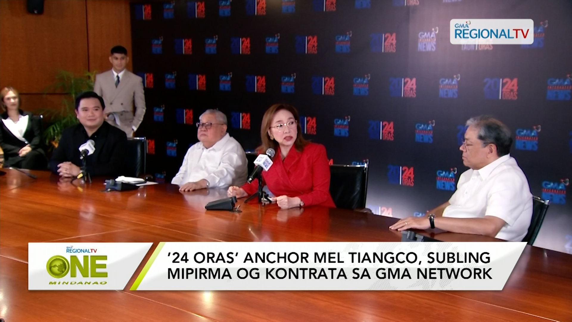 ’24 Oras’ anchor Mel Tiangco, subling mipirma og kontrata sa GMA Network.