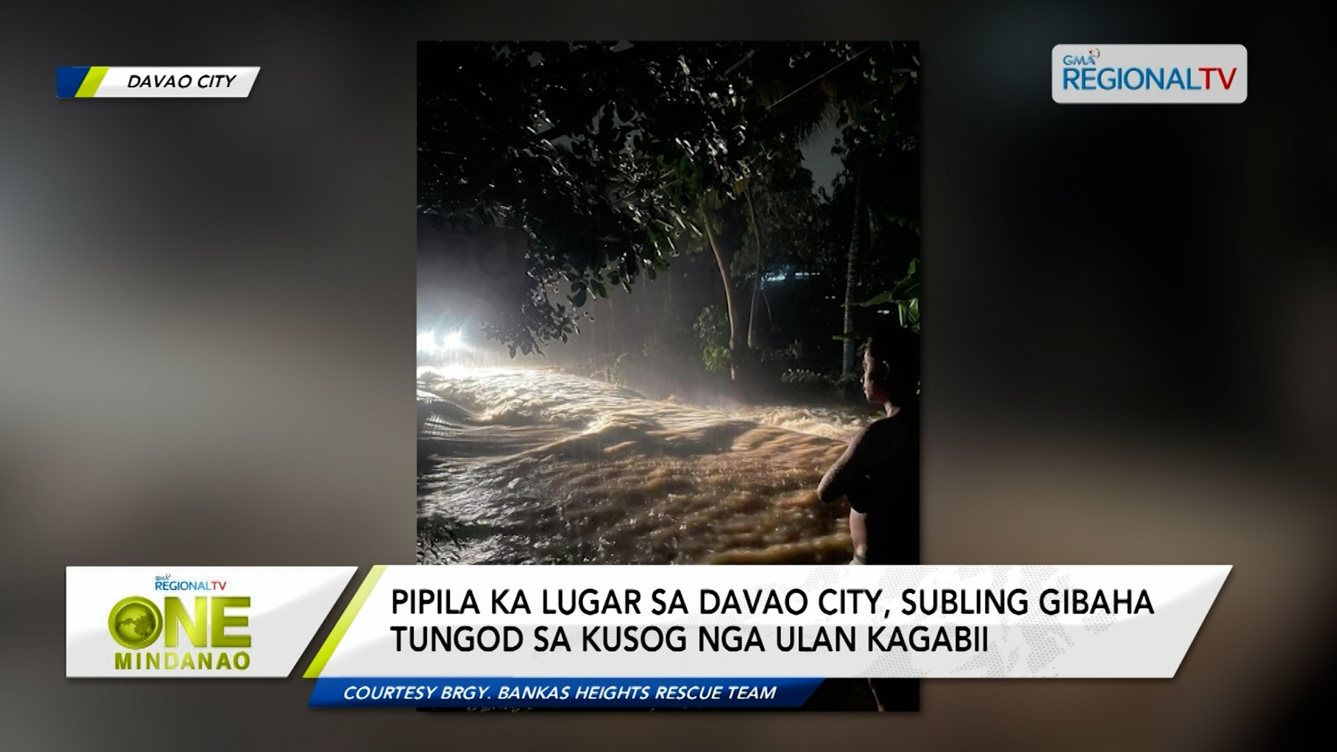 Pipila ka barangay sa Davao City, nakasinati og pagbaha kagabii
