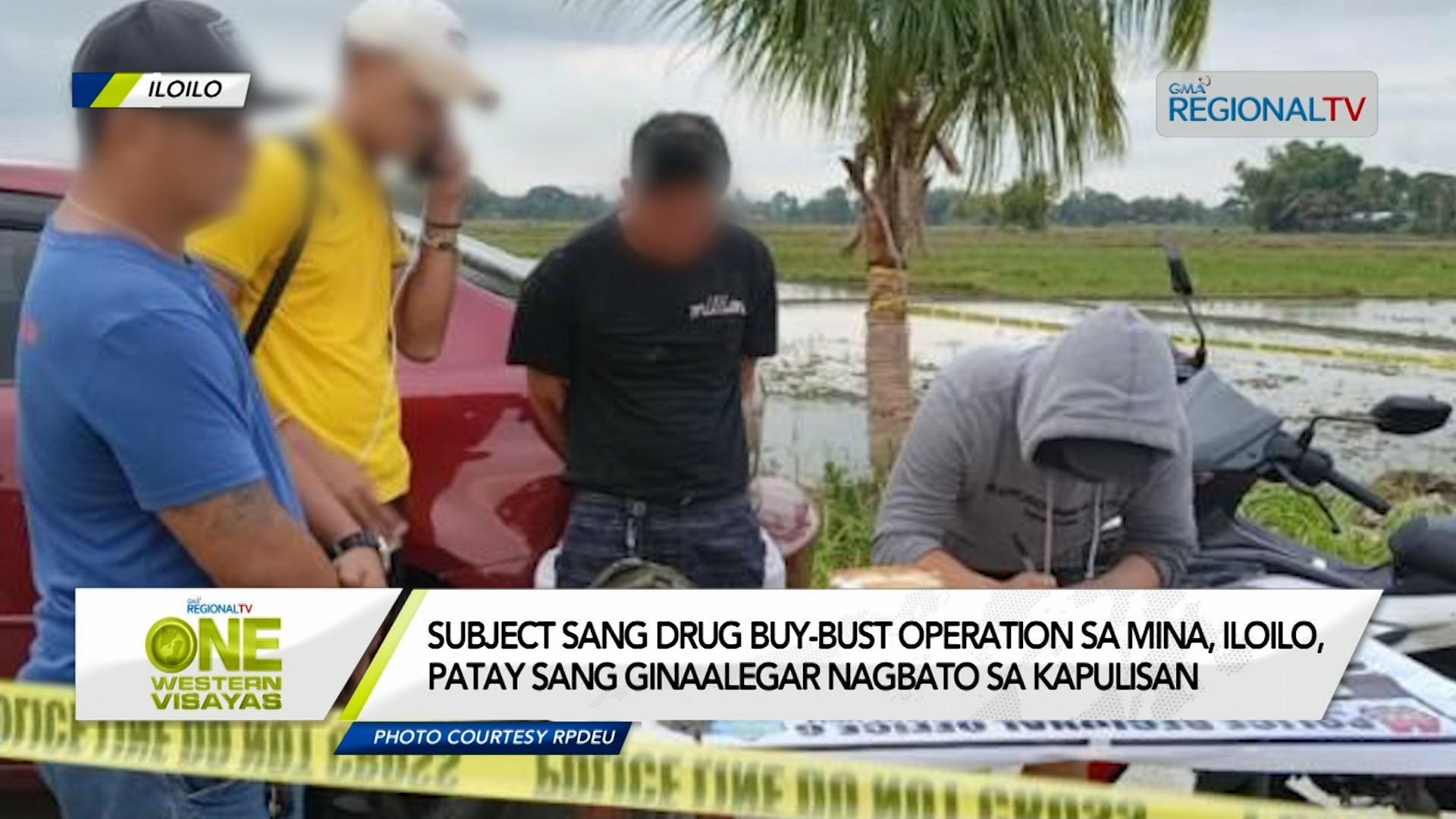 Subject sang drug buy-bust operation sa Mina, Iloilo, patay; ginaalegar nagbato