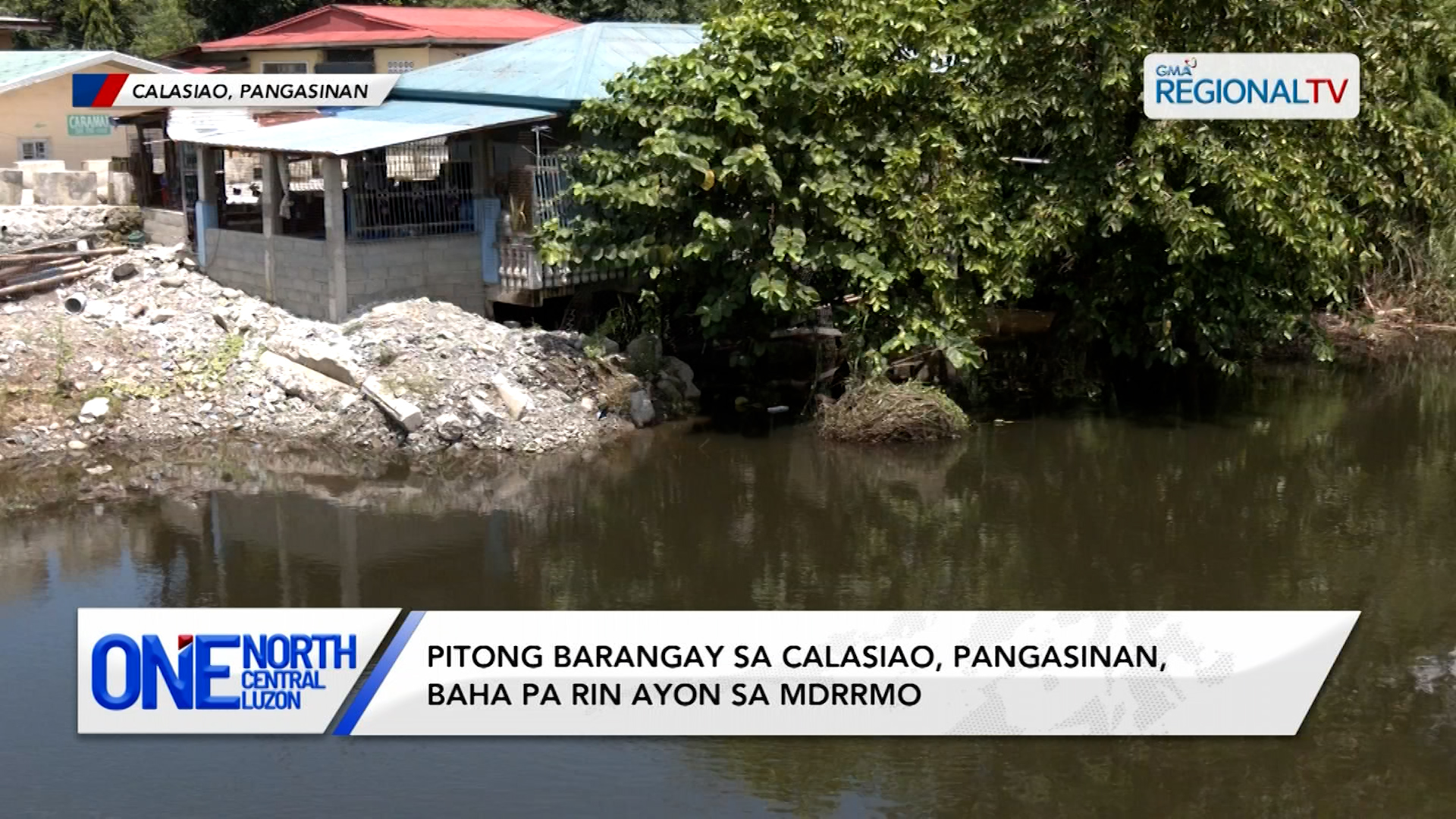 Pitong barangay sa Calasiao, Pangasinan, baha pa rin ayon sa MDRRMO