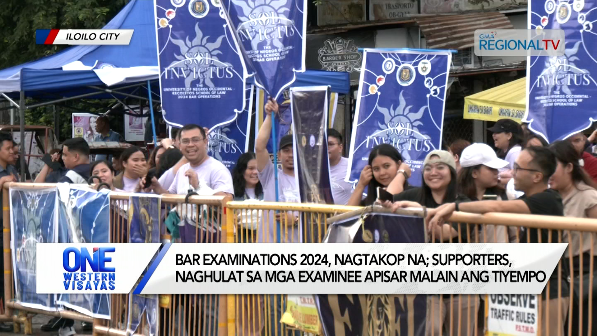 Bar examinations 2024, nagtakop na; supporters, naghulat bisan nagaulan